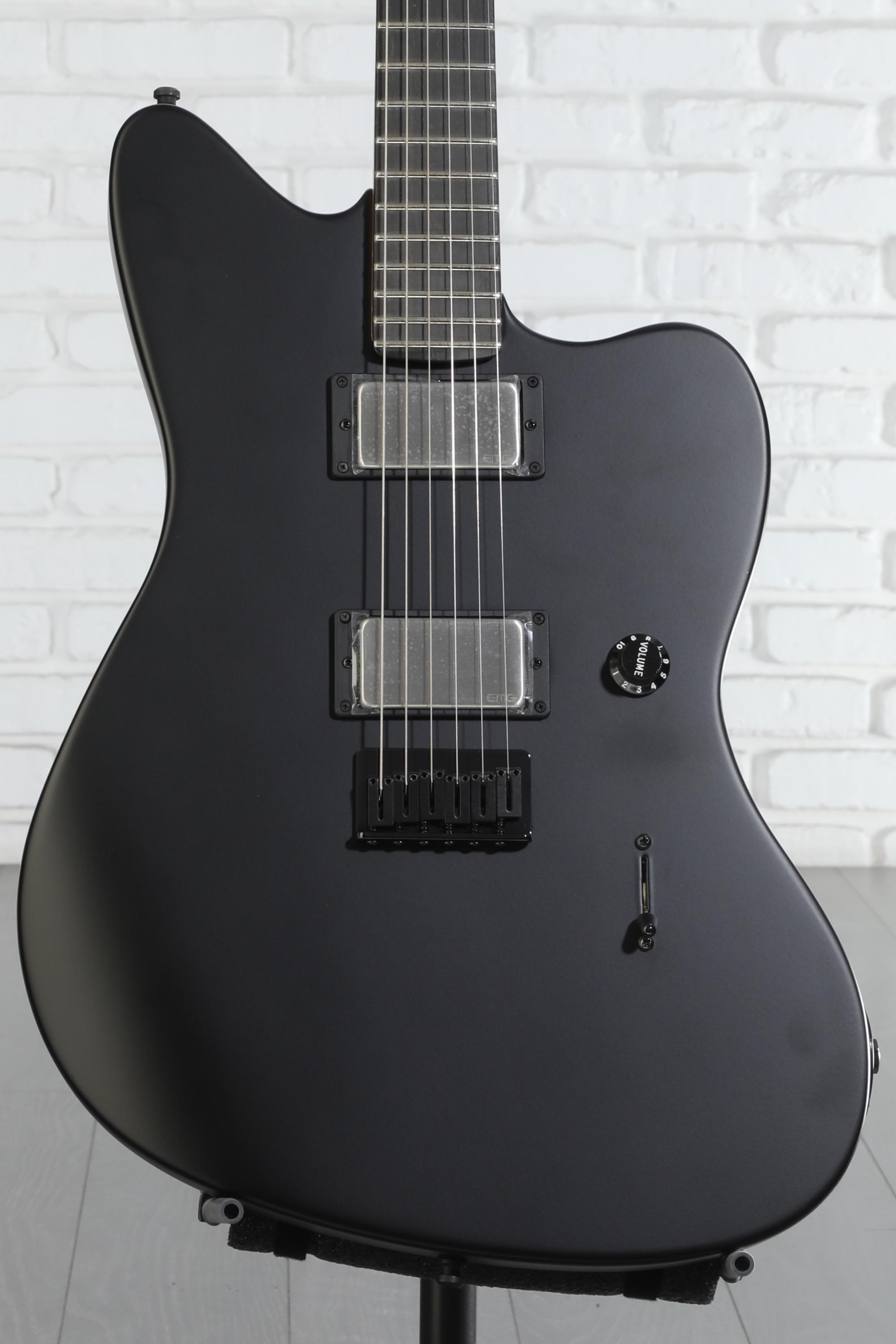 Fender Jim Root Jazzmaster - Flat Black with Ebony Fingerboard