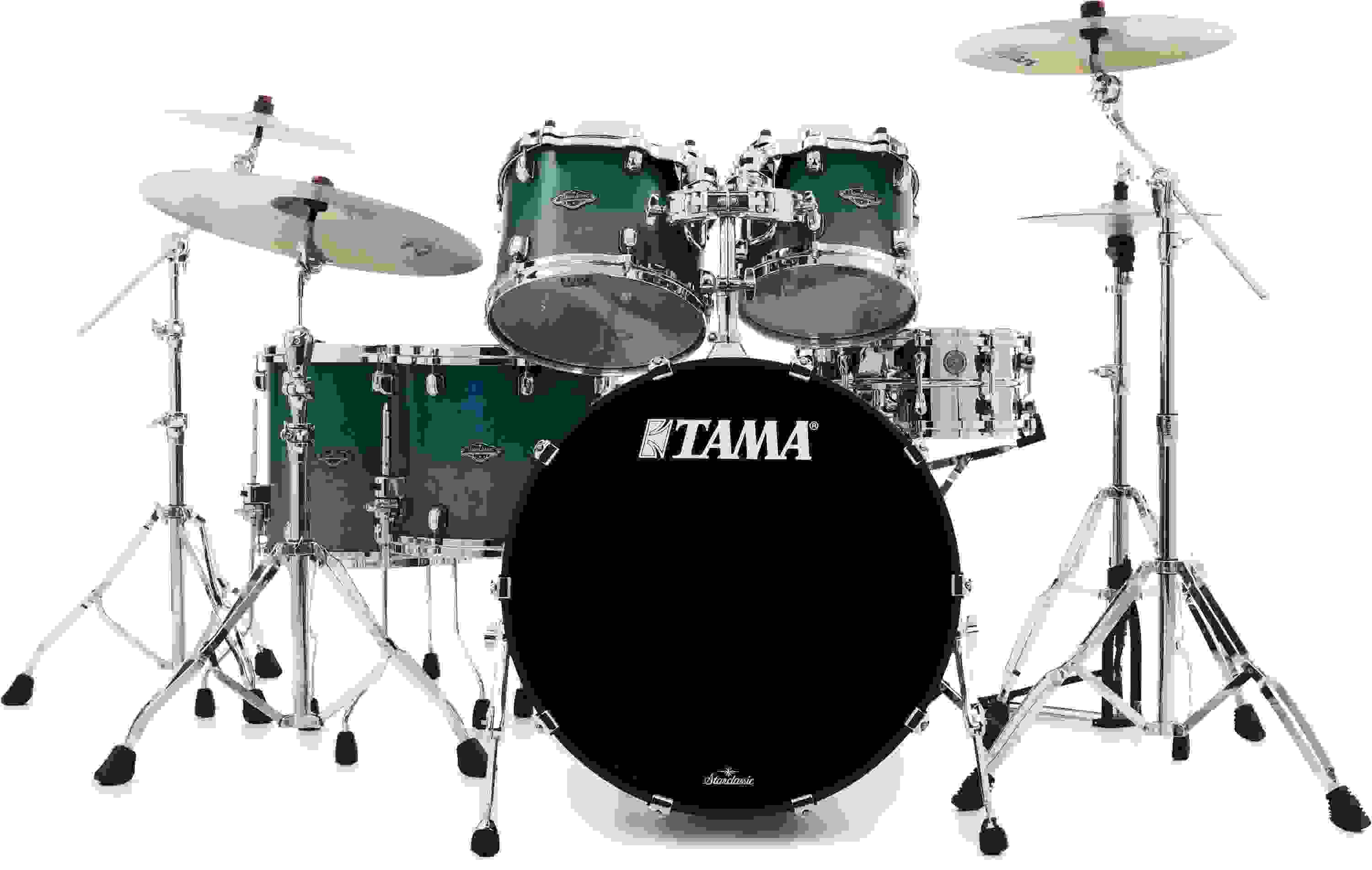 Tama Starclassic Walnut/Birch WBS52LS 5-piece Shell Pack - Satin Sapphire Fade