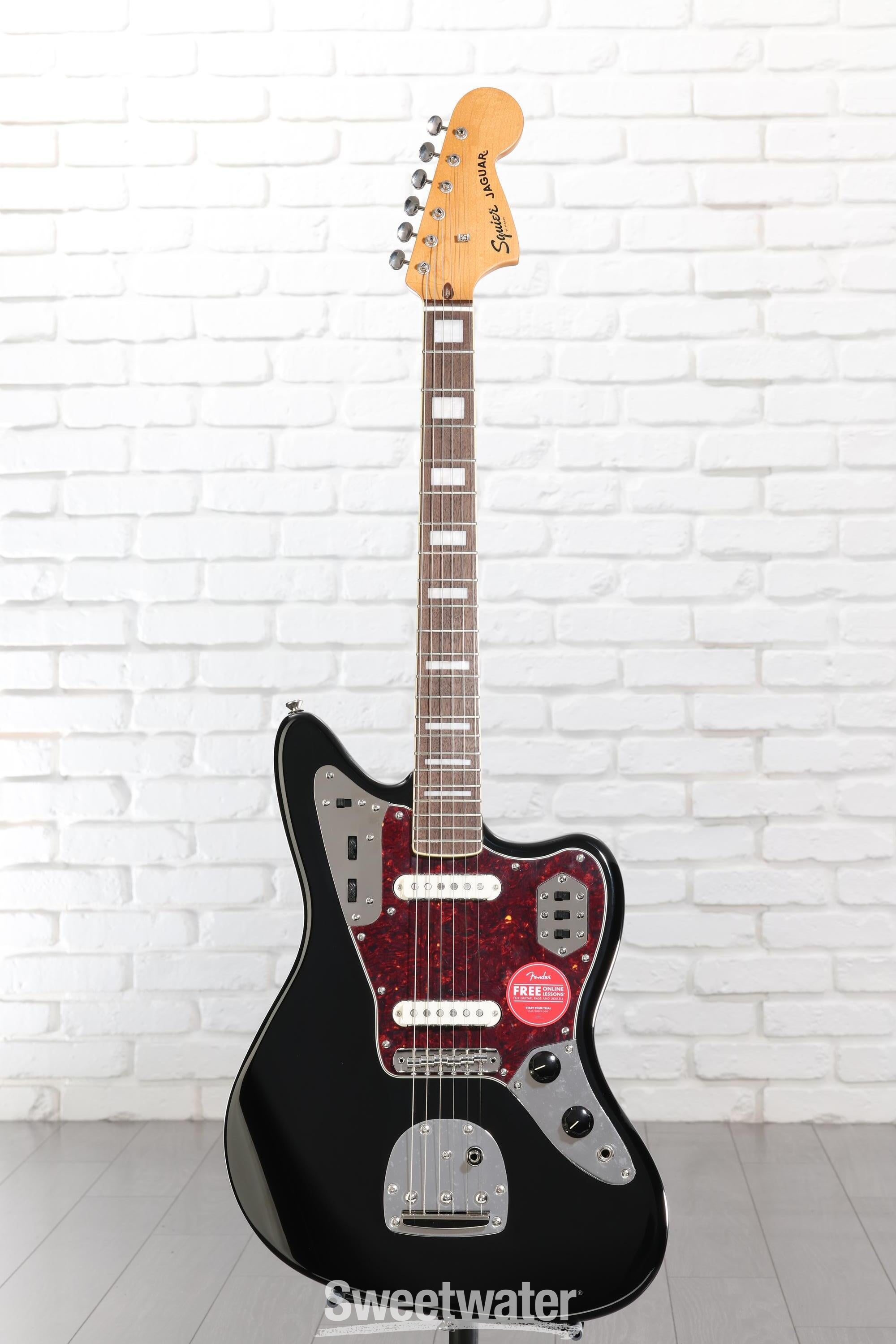 Squier / Classic Vibe 70s Jaguar Laurel Fingerboard Black スクワイヤー Amazon.com: Squier Classic Vibe 70s Jaguar Electric Guitar, with 2