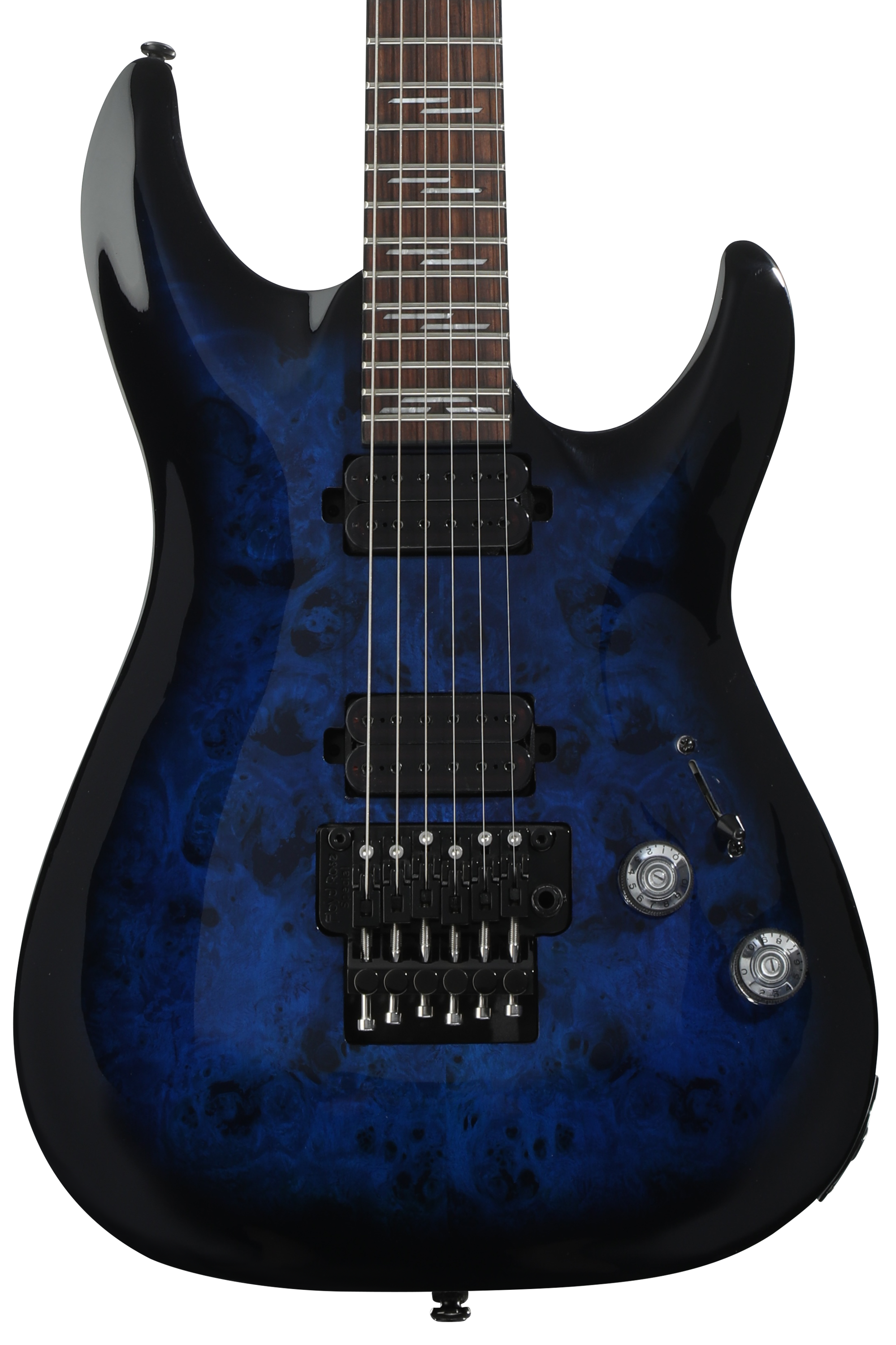 Schecter C-6 FR Pro Electric Guitar - Aqua Burst, Sweetwater Exclusive