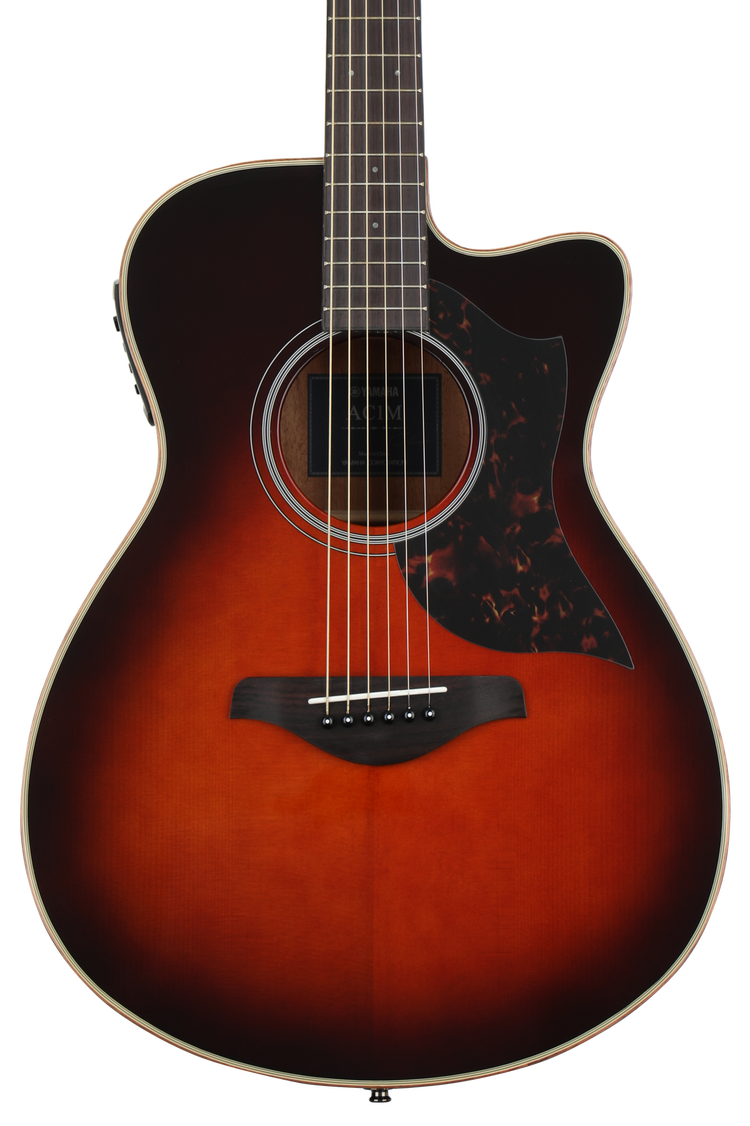 Yamaha AC1M Concert Cutaway Acoustic-electric Guitar - Tobacco