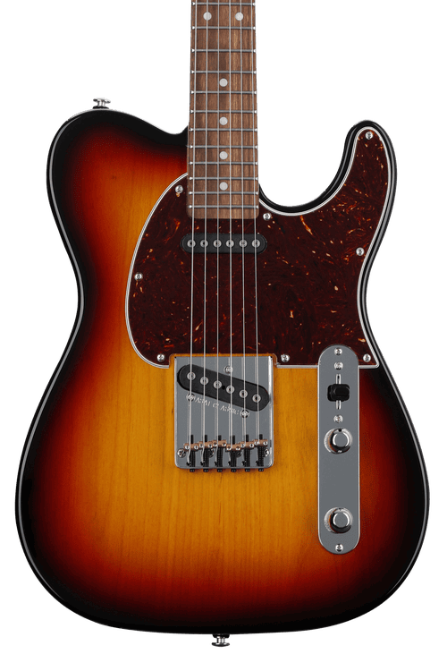 G&L Fullerton Deluxe ASAT Classic Electric Guitar - 3-Tone Sunburst with  Caribbean Rosewood Fingerboard | Sweetwater