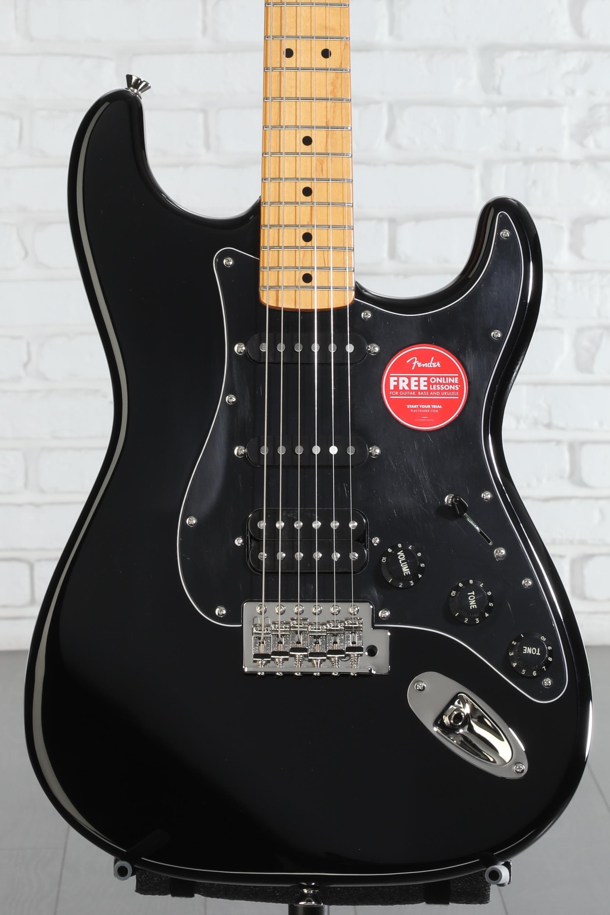 Squier Classic Vibe '70s Stratocaster HSS - Black with Maple