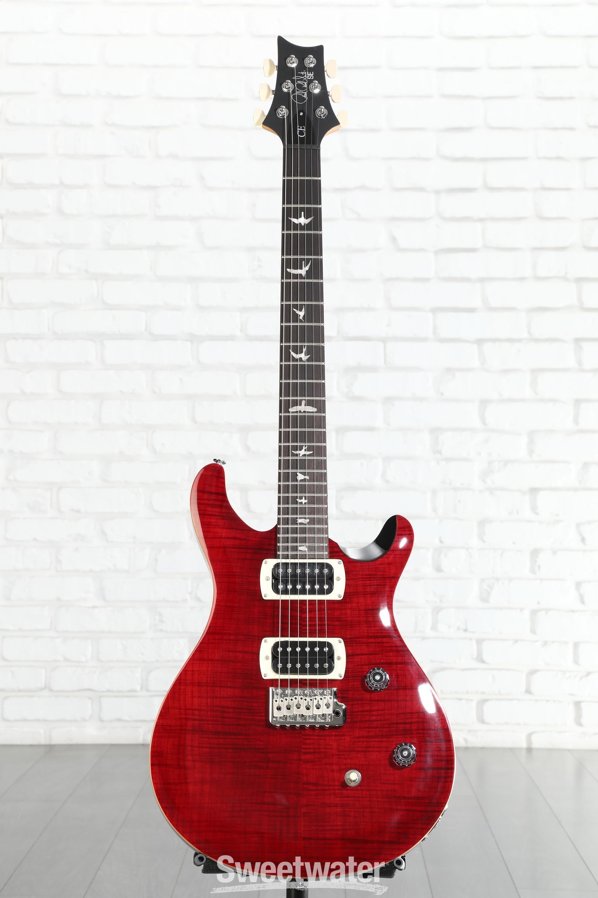 PRS SE CE 24 Electric Guitar - Black Cherry | Sweetwater