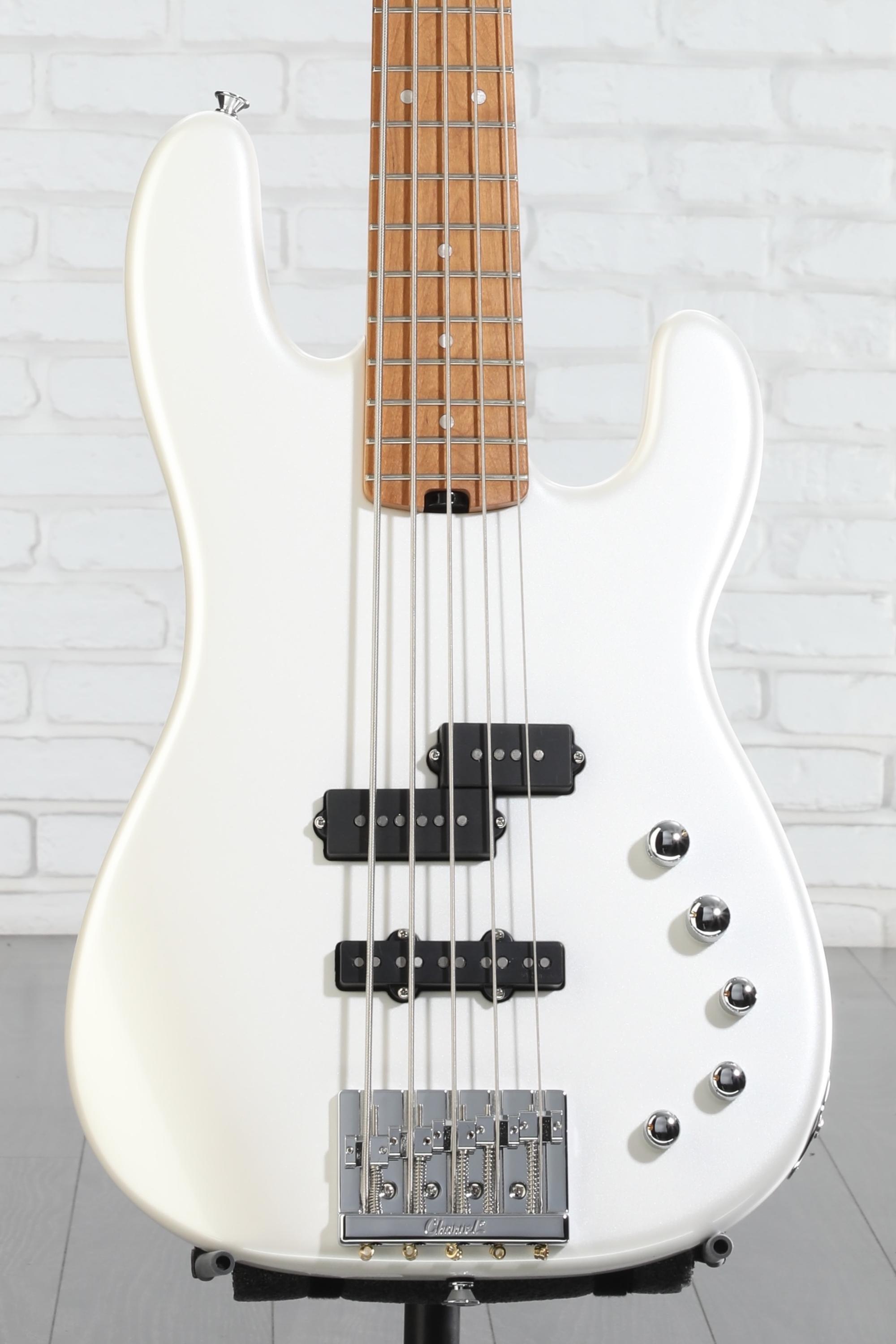 Charvel Pro-Mod San Dimas Bass PJ V - Platinum Pearl | Sweetwater