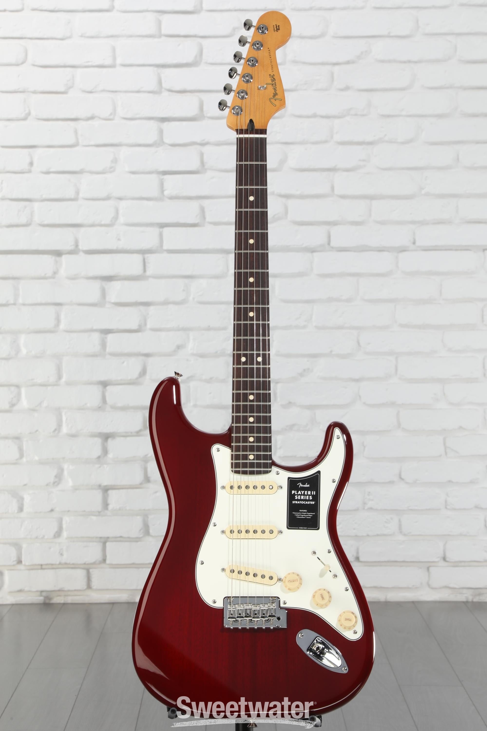 Fender Player II Stratocaster Electric Guitar - Transparent Cherry