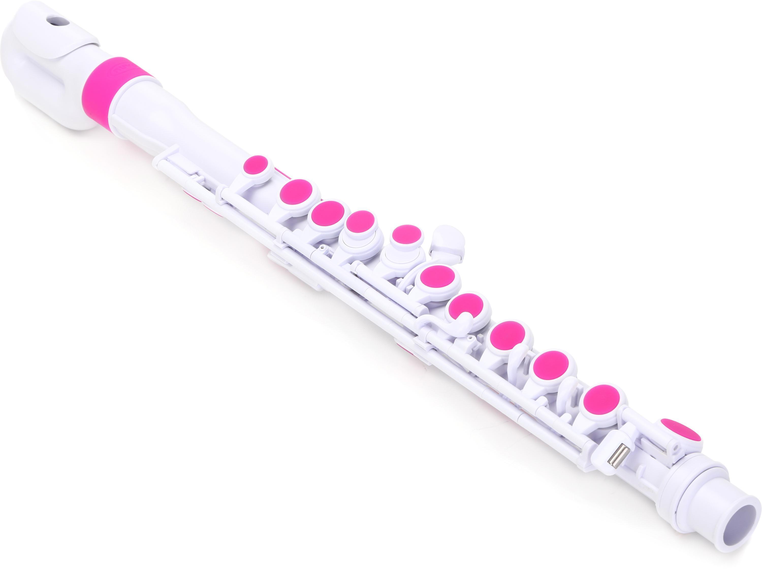 Nuvo jFlute - White/Pink | Sweetwater