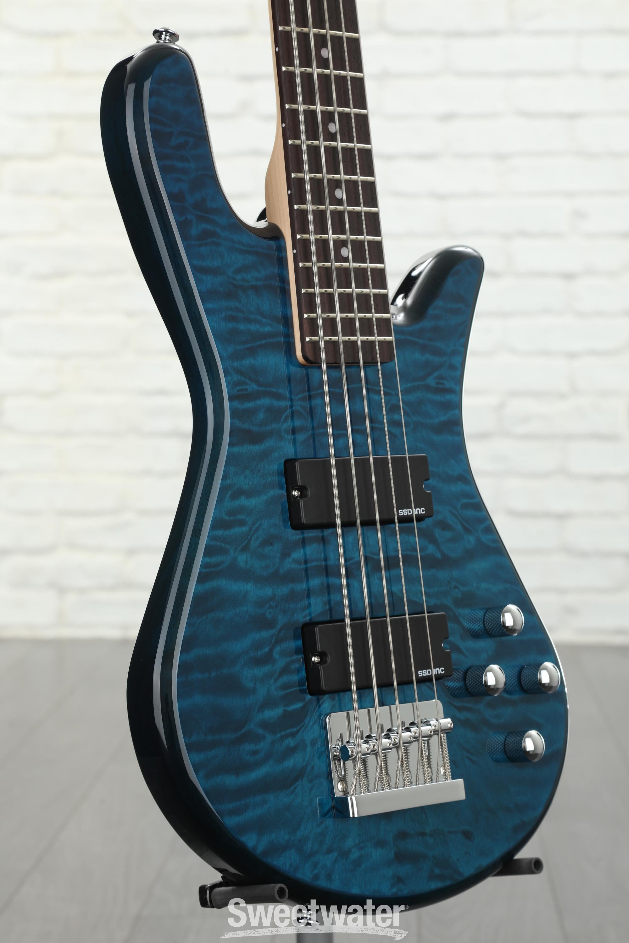 Spector Legend 5 Standard - Blue Stain Gloss | Sweetwater