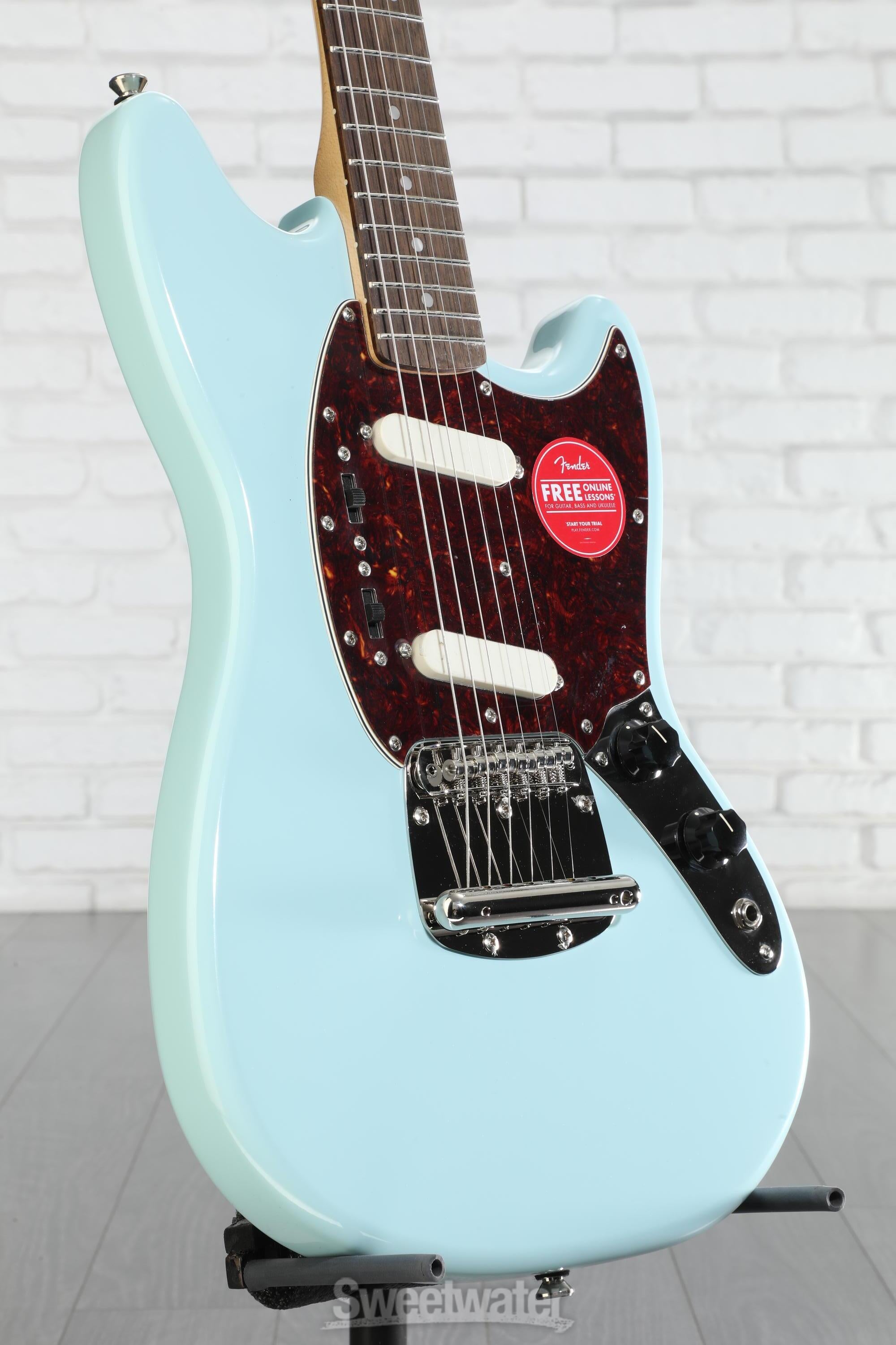 Squier Classic Vibe '60s Mustang Electric Guitar - Sonic Blue