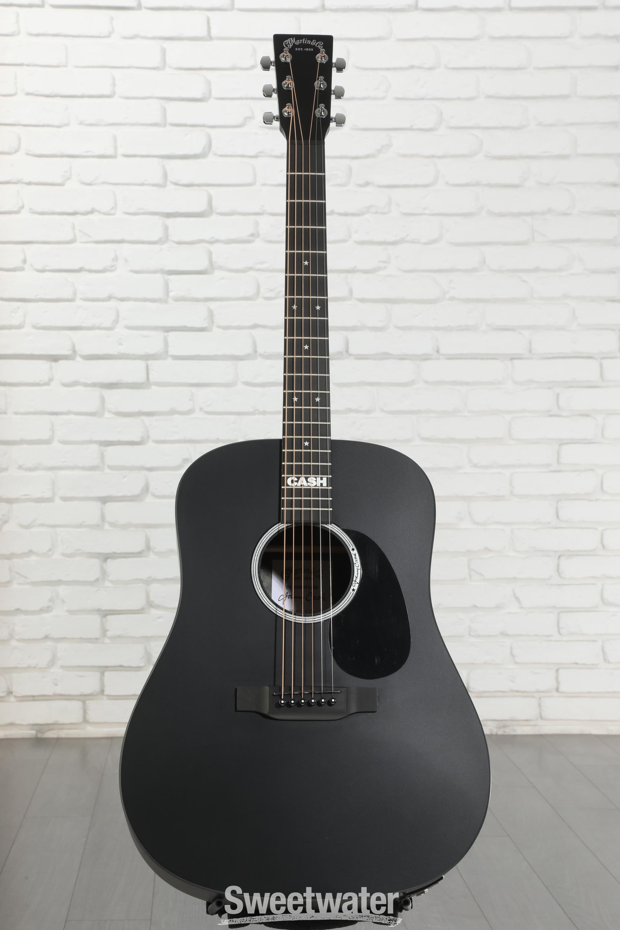 Martin DX Johnny Cash - Jet Black | Sweetwater