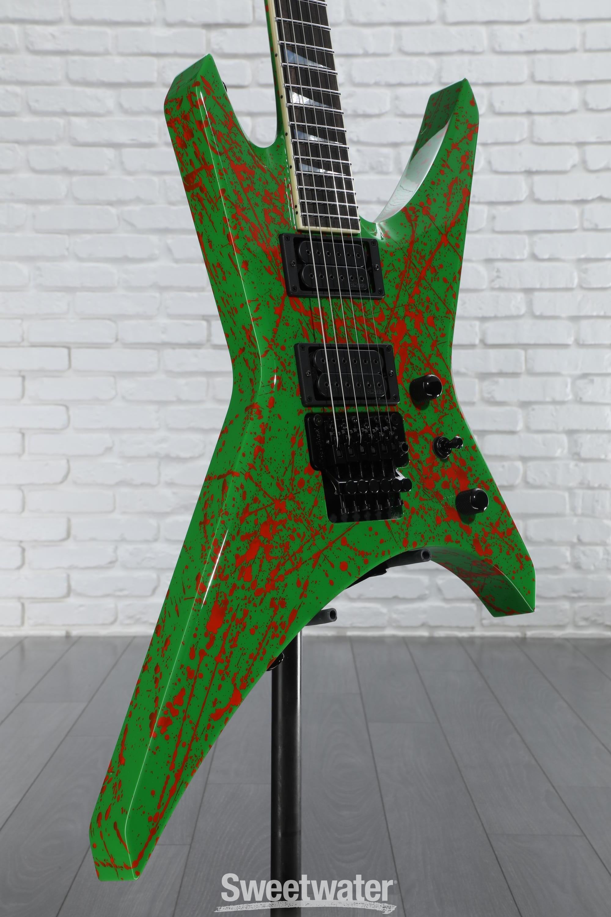 Jackson USA Custom Shop Warrior Electric Guitar - Slime Time