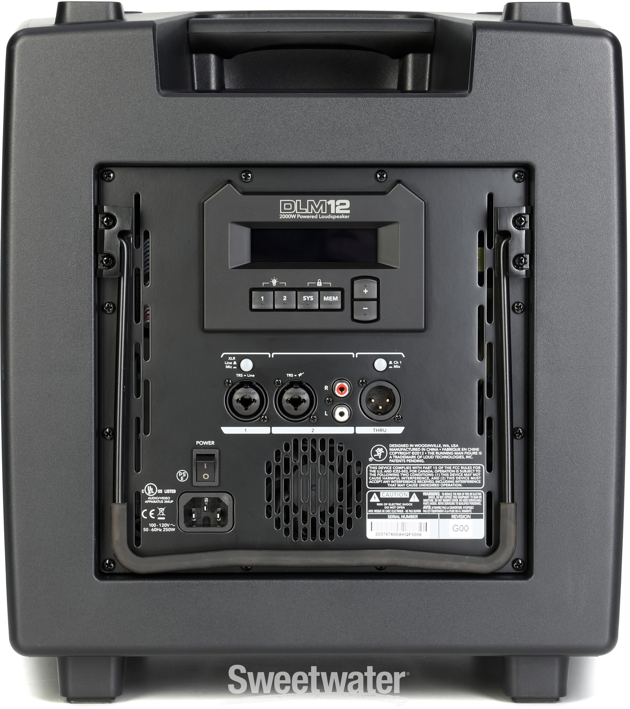 MACKIE DLM12 マッキー 2000W パワードスピーカー Mackie DLM12 2000W 12 inch Powered Speaker | Sweetwater