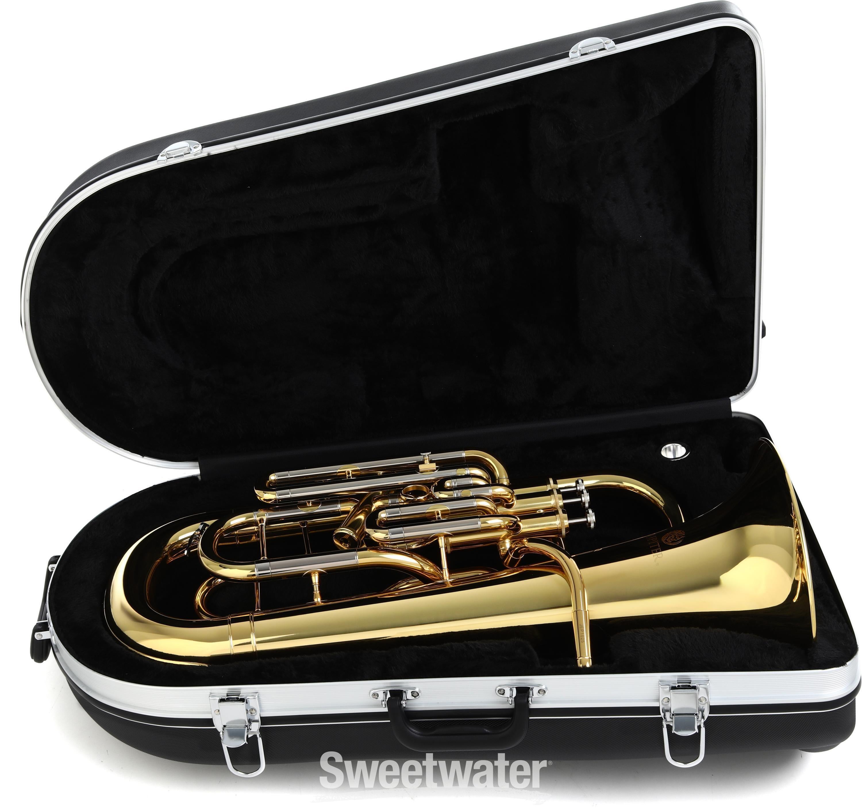 Jupiter JEP1025 Intermediate 4-valve Euphonium - Clear Lacquer