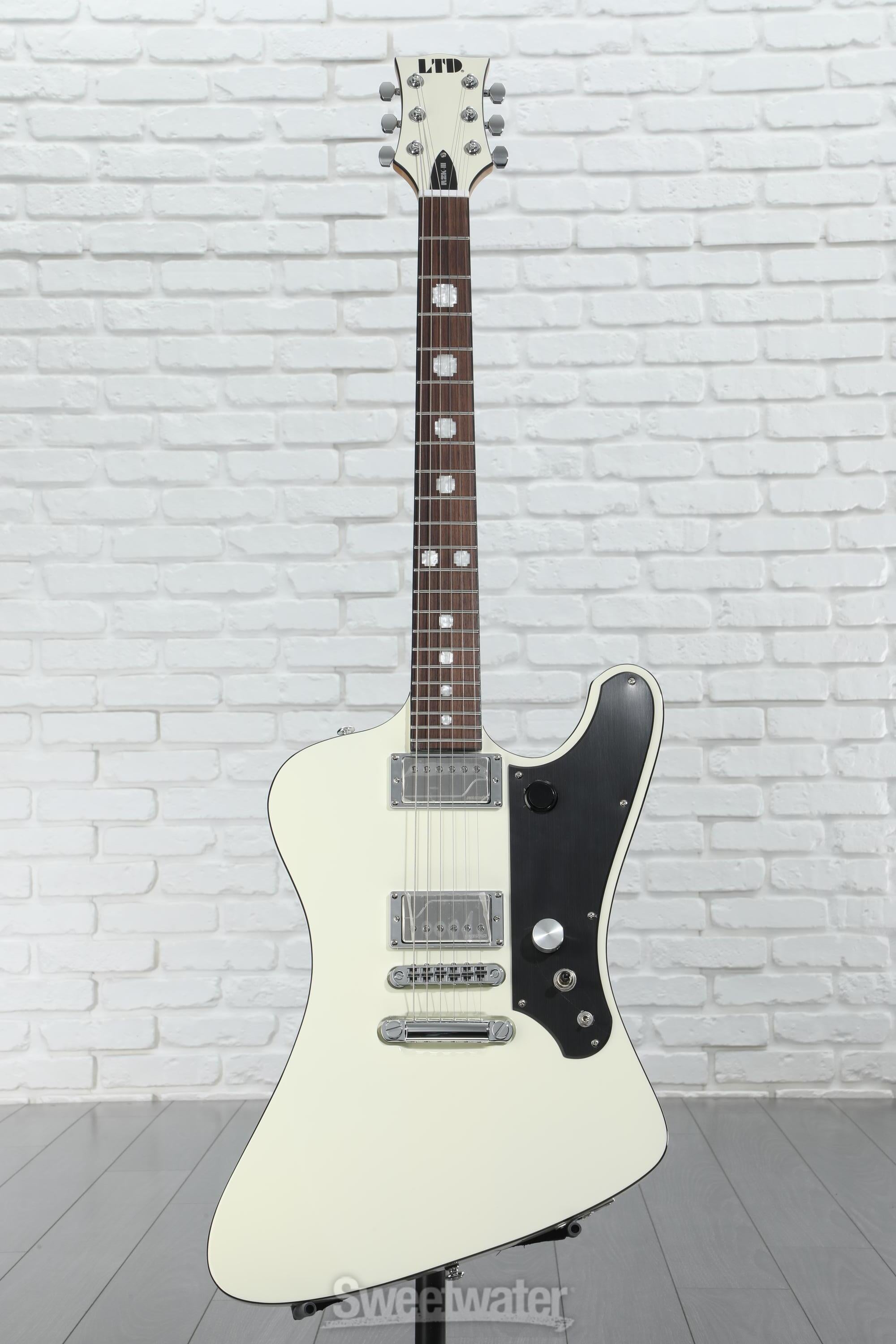 PEOZ ホワイト エレキギター ESP LTD Richard Z RZK-PHX Signature Electric Guitar - Olympic