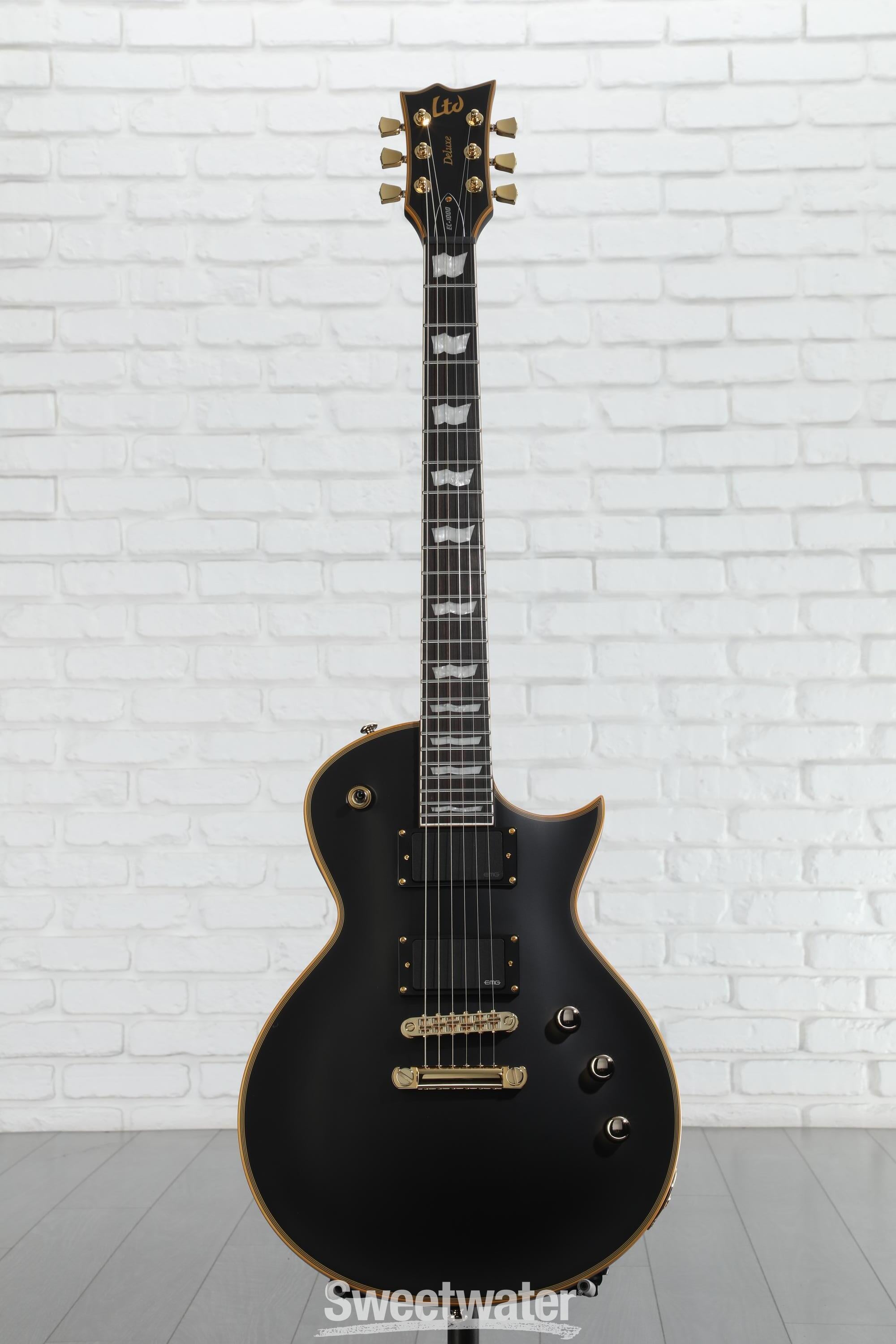 ESP LTD EC-1000 Electric Guitar - Vintage Black | Sweetwater