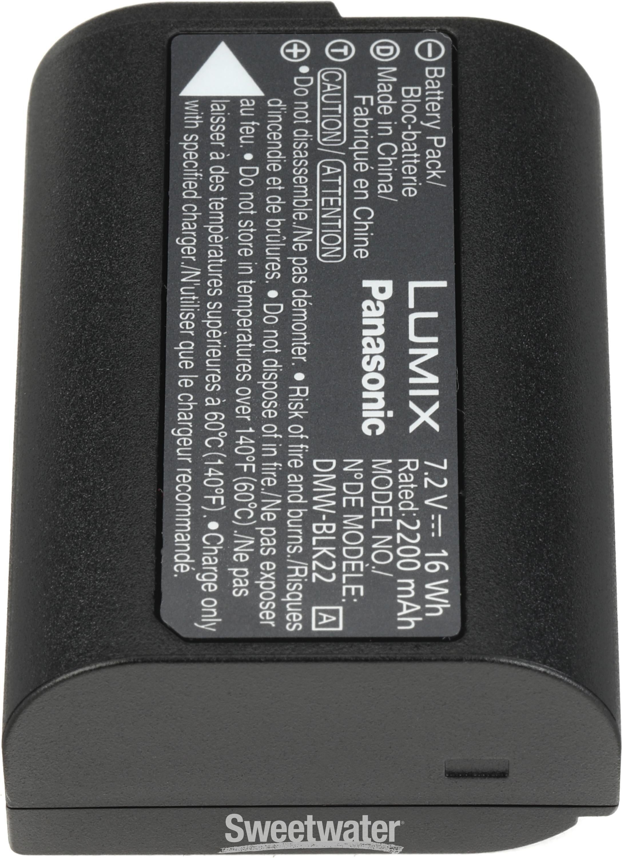 Panasonic DMW-BLK22 Rechargeable Battery for Lumix S5, Gh5, G0 