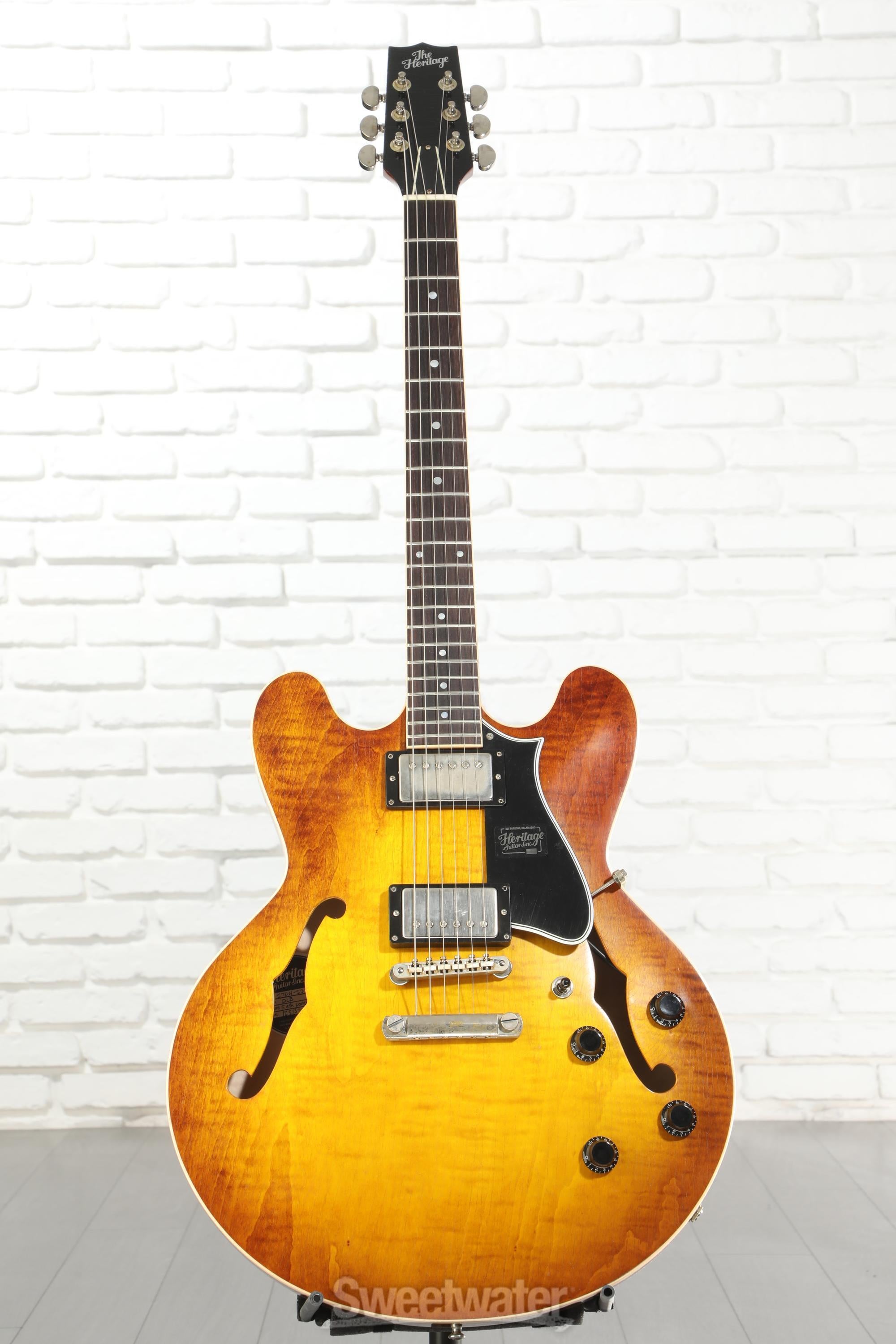 Heritage Artisan Aged H-535 Electric Guitar - Dirty Lemon Burst