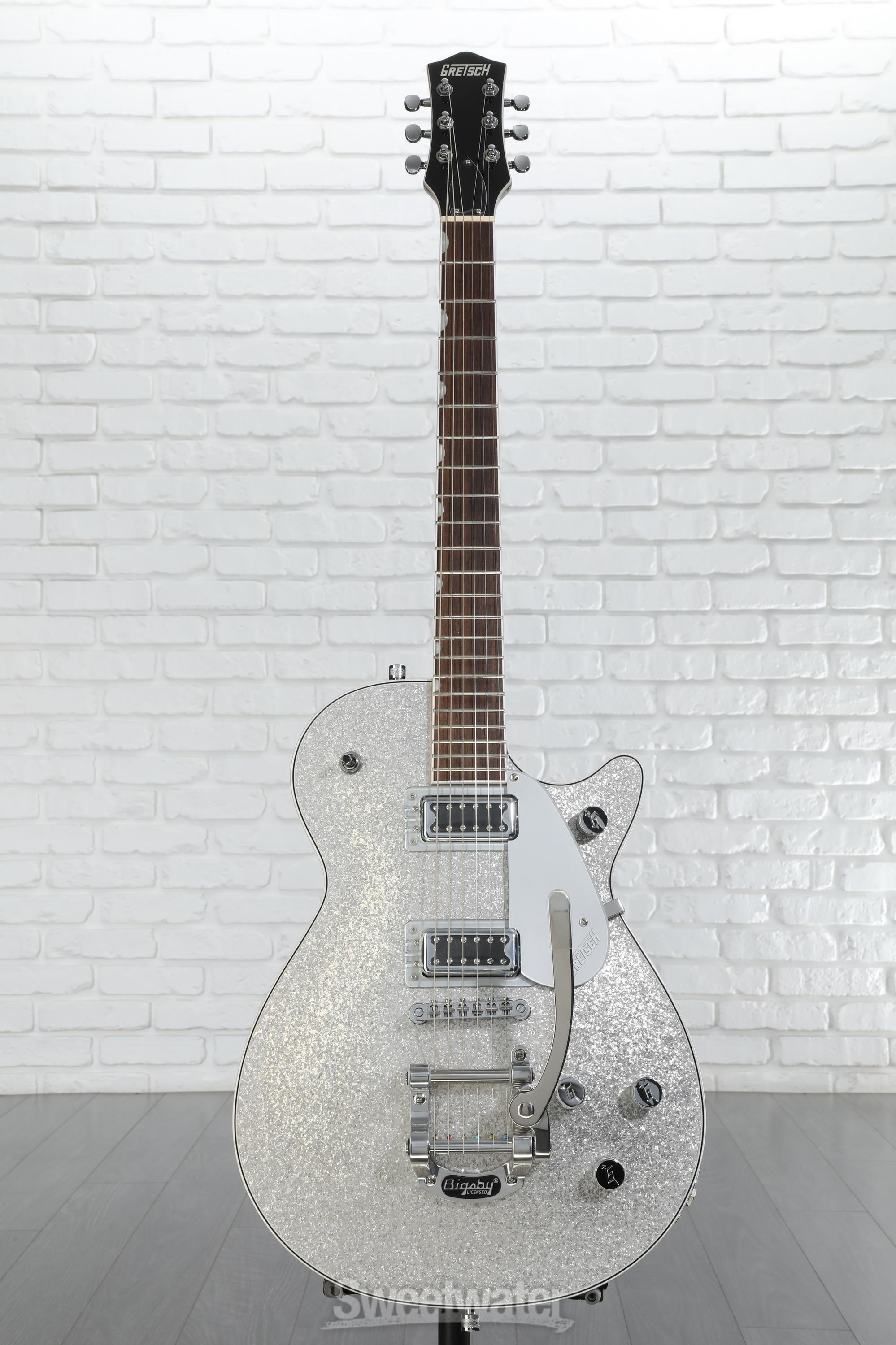 値頃 Gretsch Electromatic Jet Electric Guitar - Silver Sparkle ギター