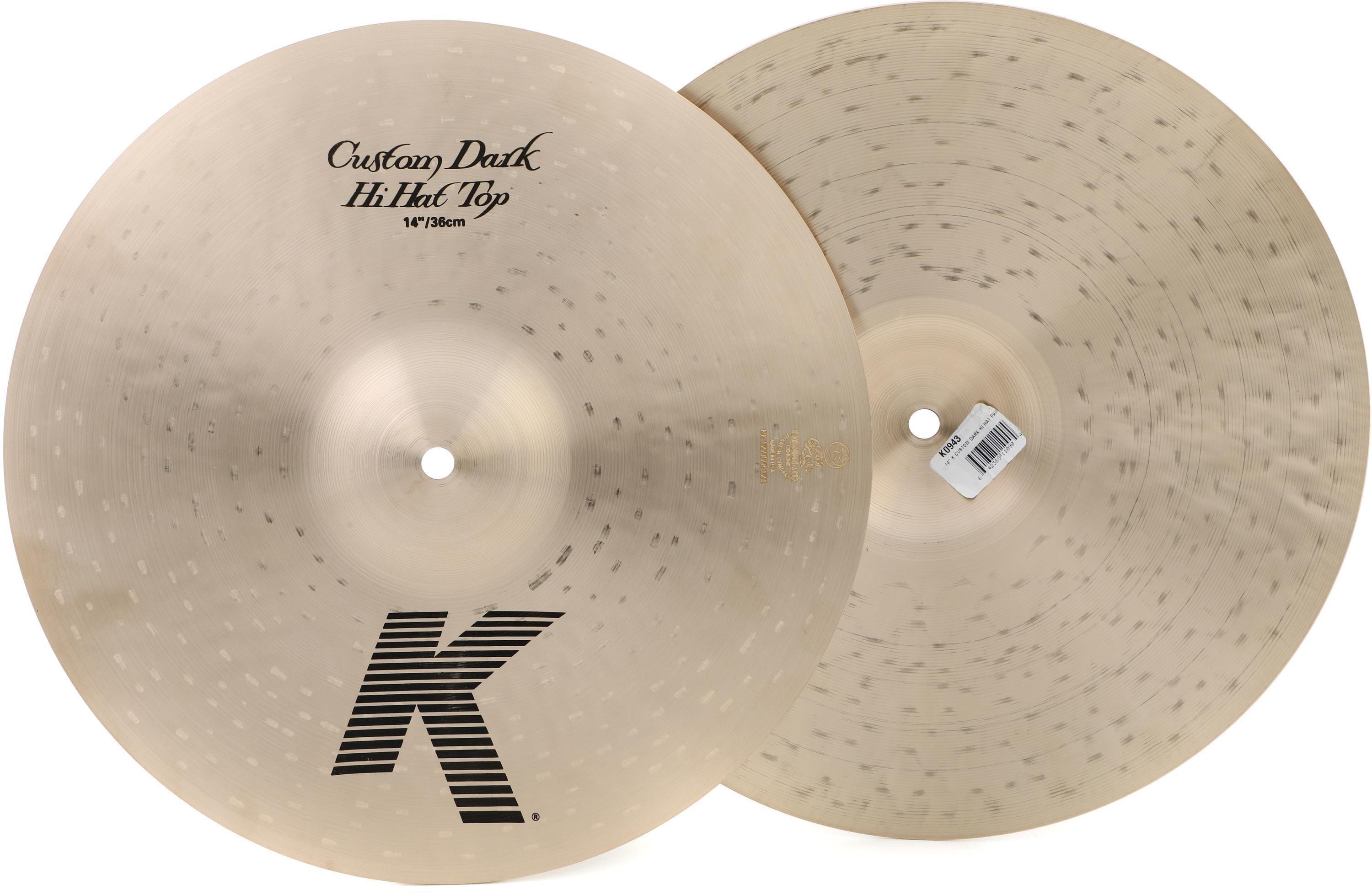 Zildjian K Custom Dark Hi-hat Cymbals - 14 inch | Sweetwater