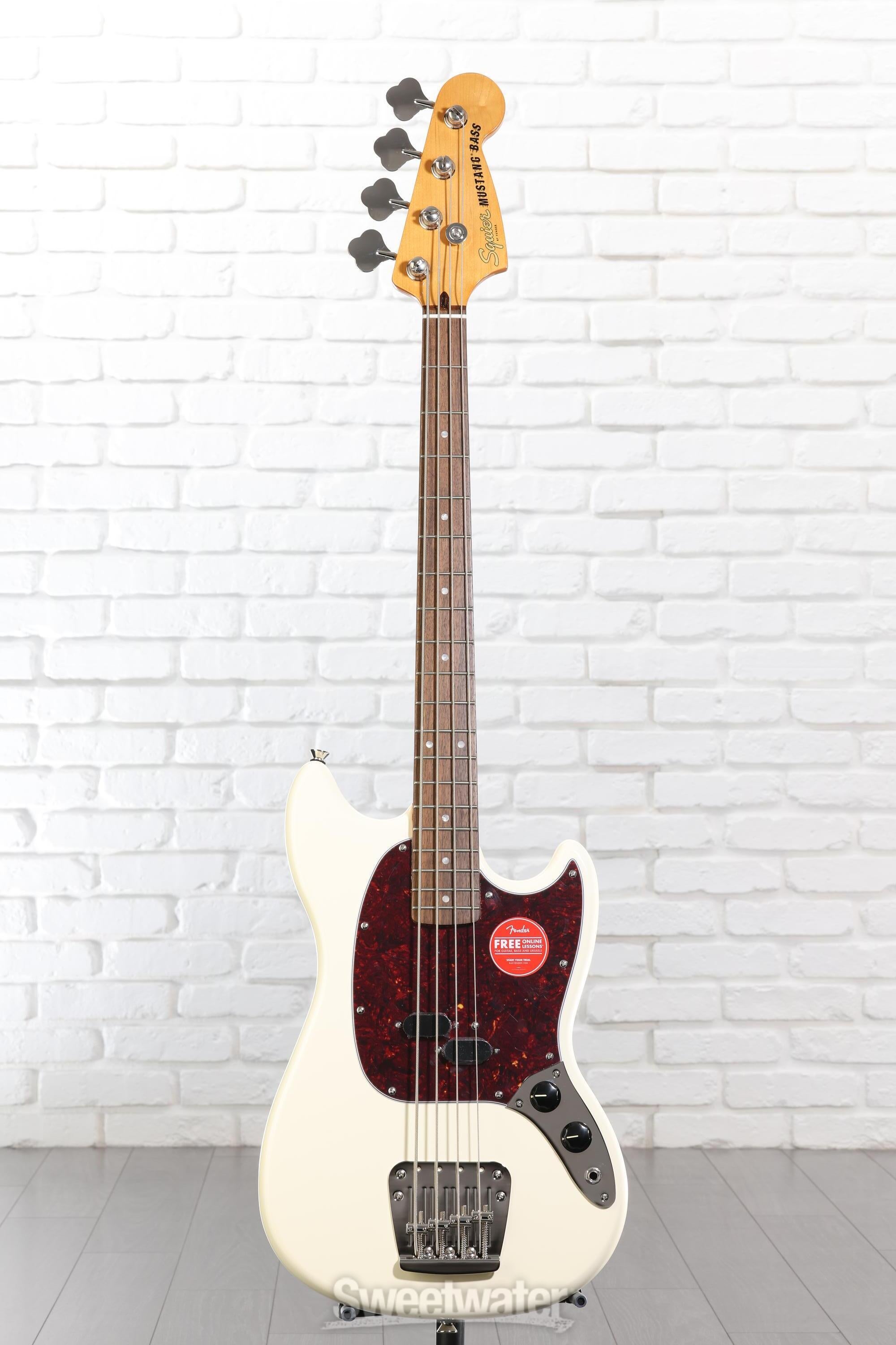 ベース Squier Mustang Bass Amazon.com: Squier Classic Vibe 50s Mustang Bass, Surf Green