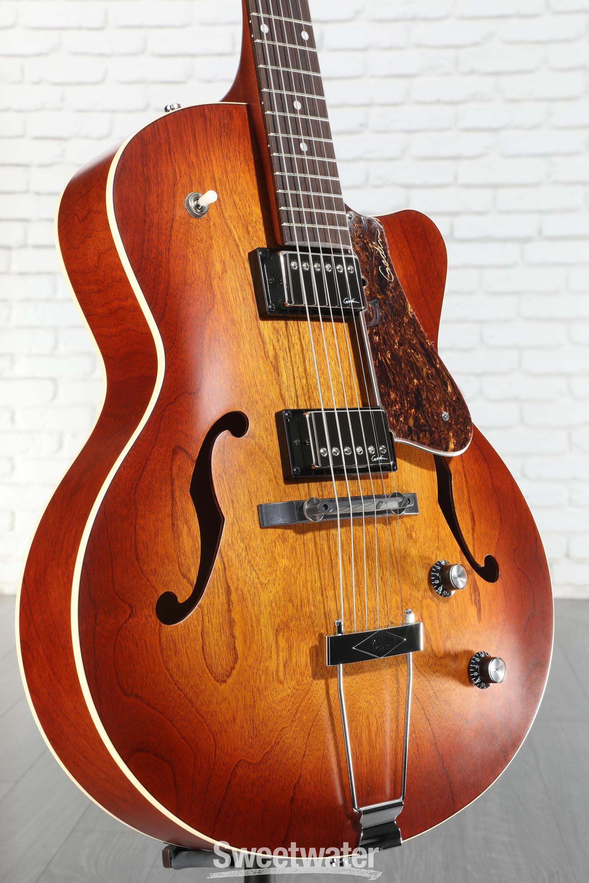 Godin 5th avenue KingpinⅡ cw Godin 5th Avenue CW Kingpin II - Black | Sweetwater