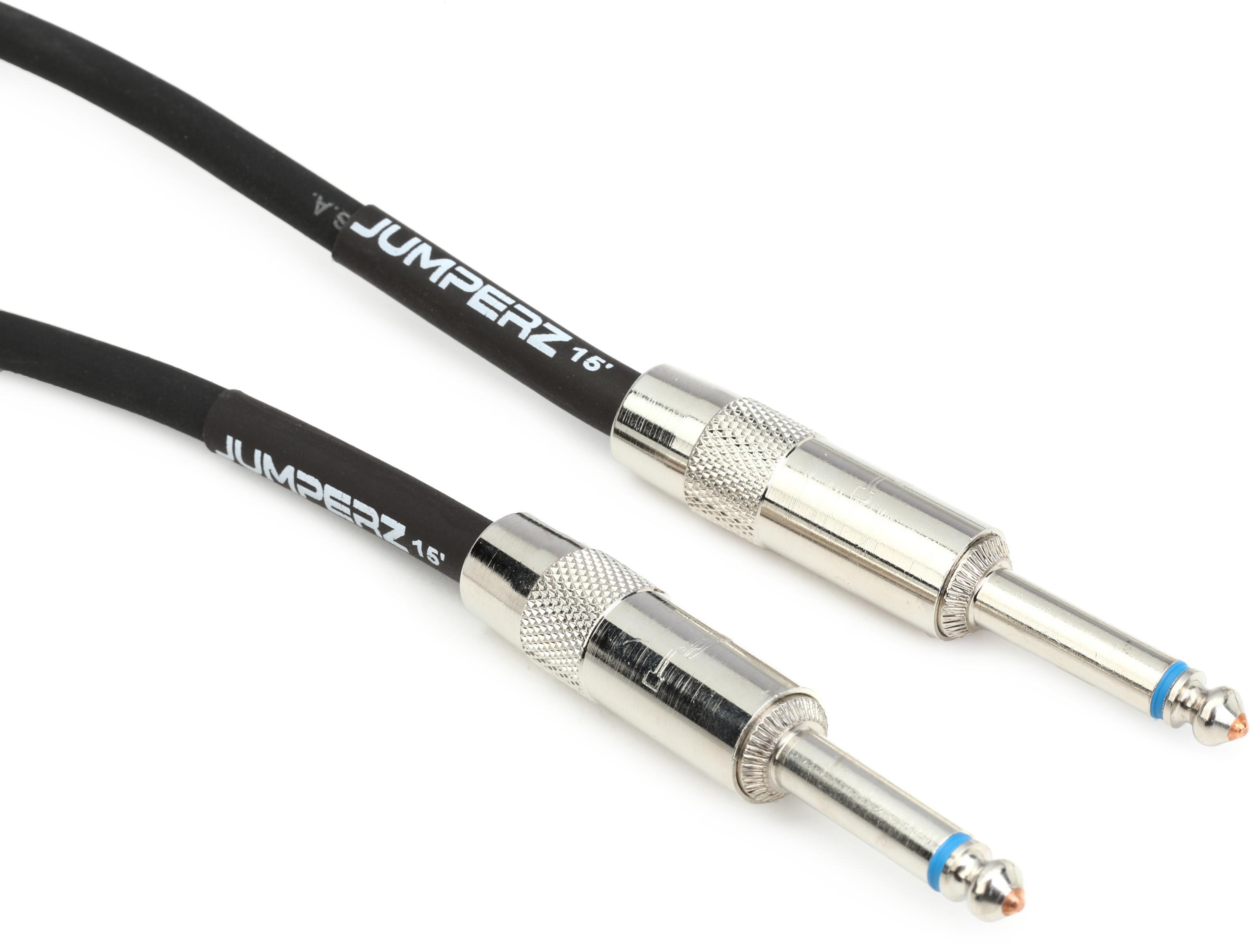 Photo of JUMPERZ Blue Line Instrument Patch Cable - 15 feet