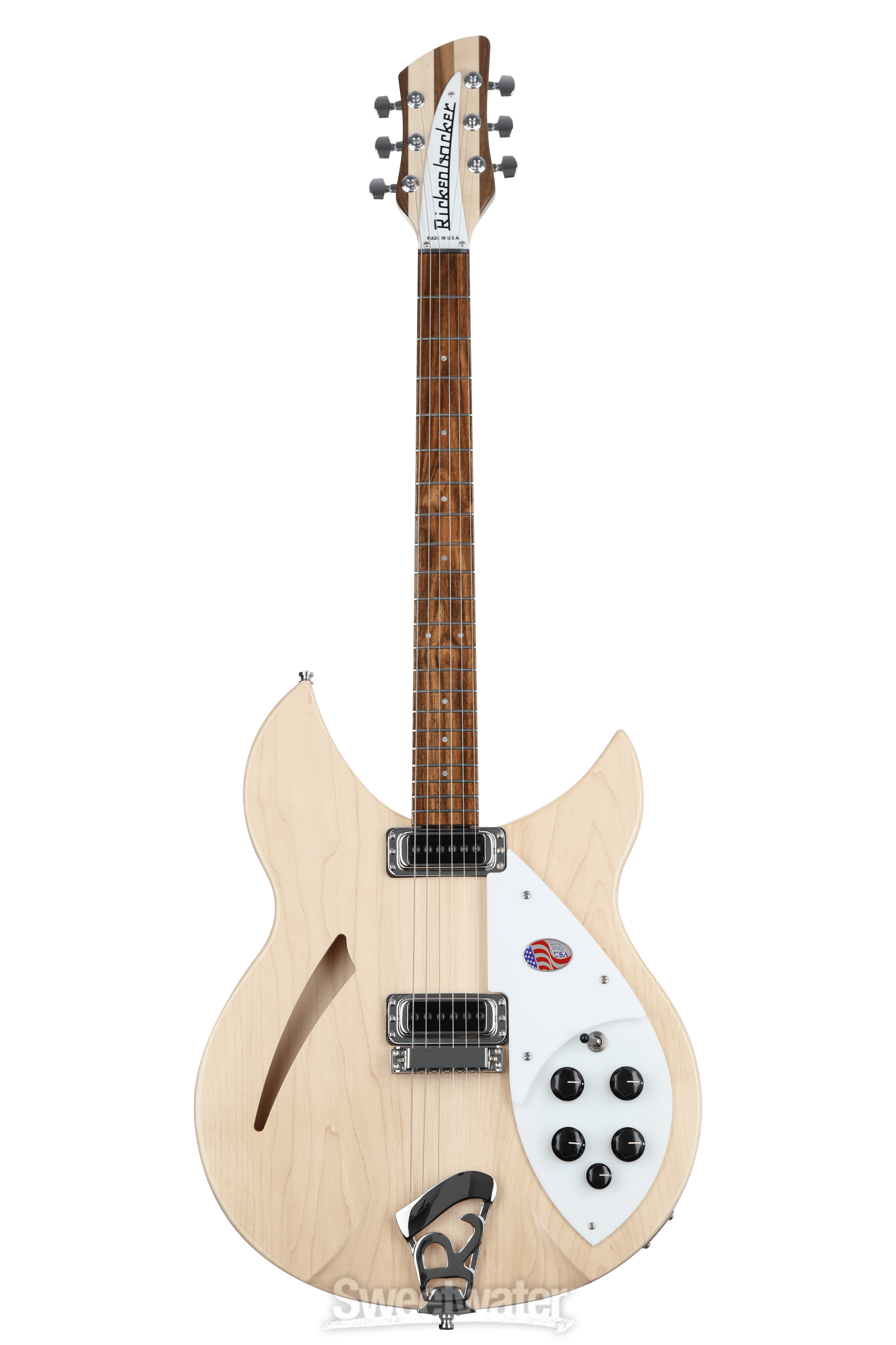 Rickenbacker 330 Thinline Semi-Hollow Electric Guitar - Mapleglo
