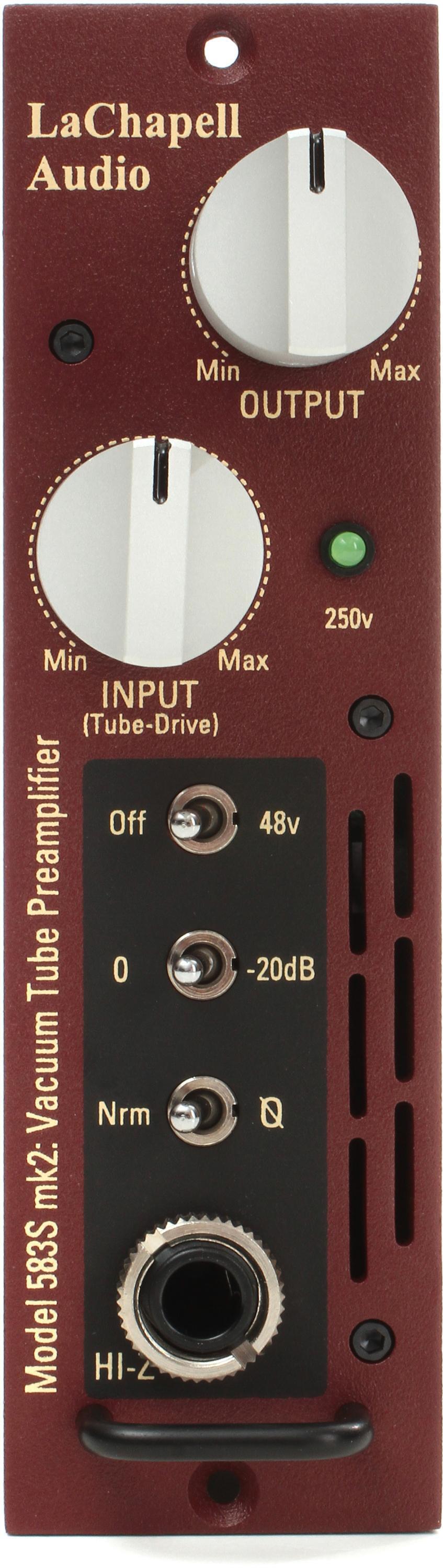 LaChapell Audio 583S MK2 500 Series Tube Microphone Preamp