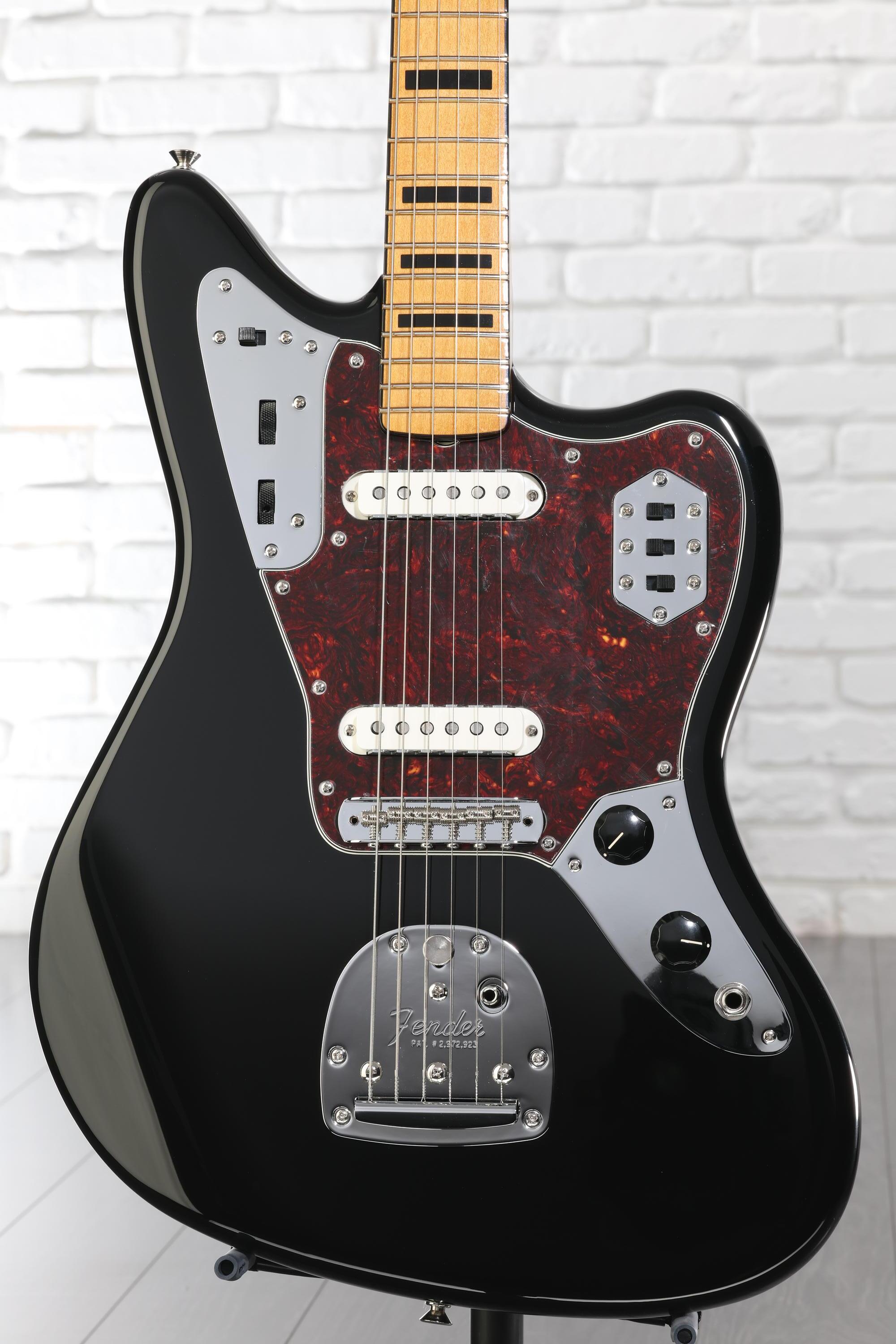 Fender Vintera II '70s Jaguar Electric Guitar - Black | Sweetwater