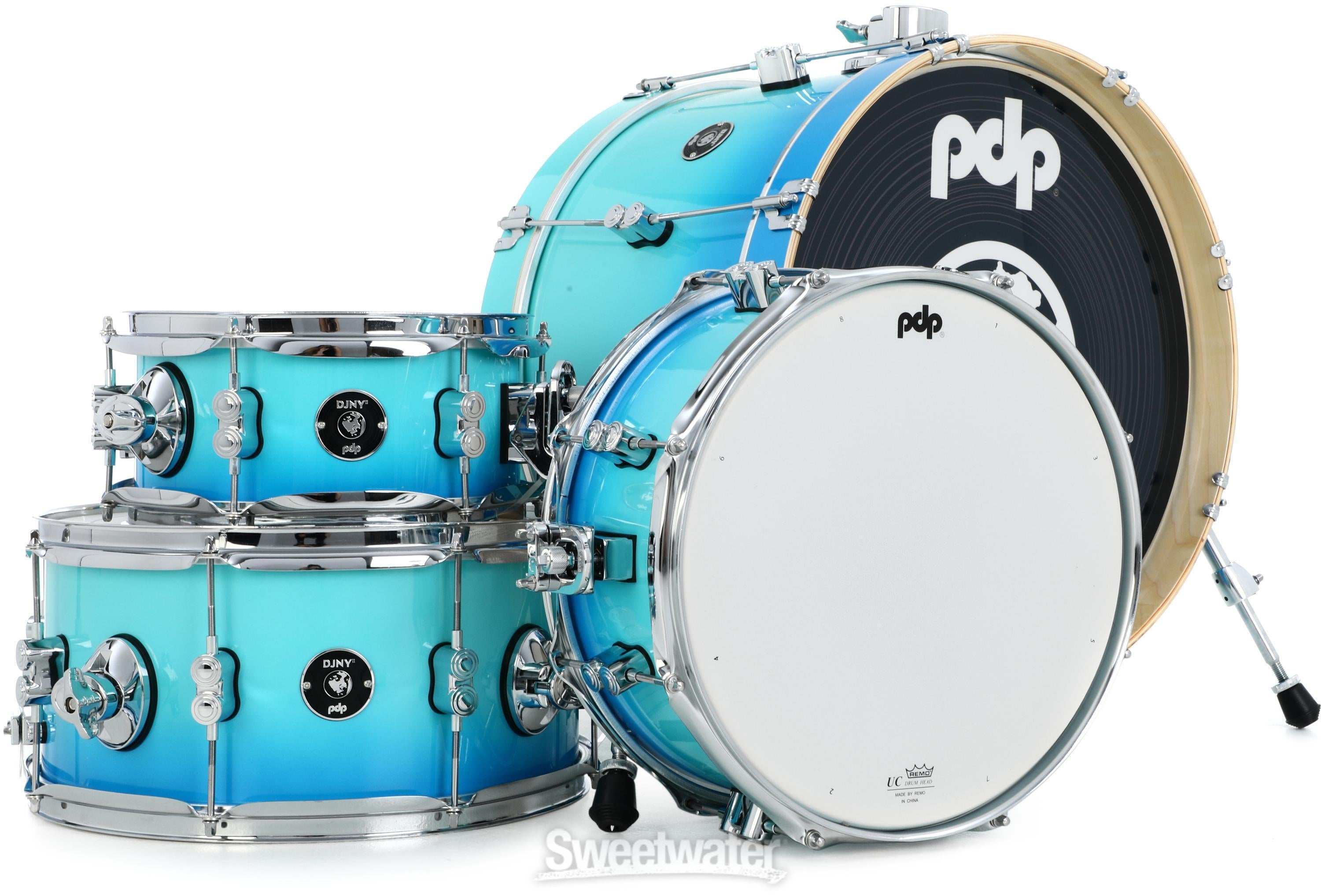 PDP Daru Jones New Yorker II 4-piece Shell Pack - Blue Fade