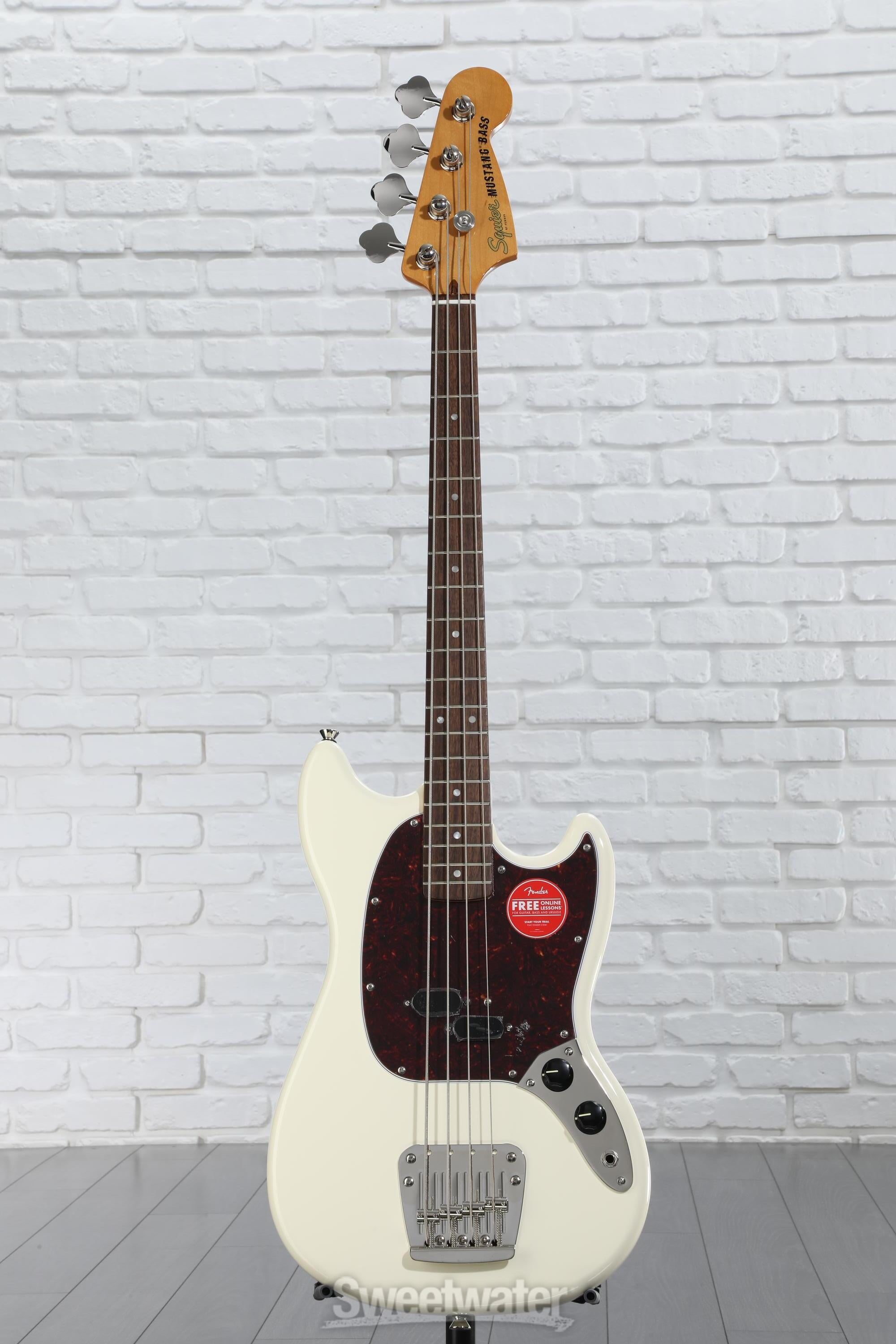 ベース Squier Mustang Bass Squier Classic Vibe '60s Mustang Bass - Olympic White