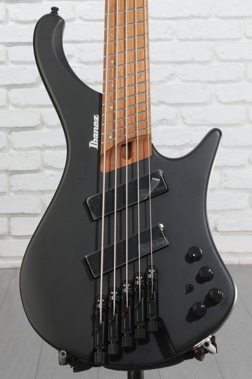 Ibanez Bass Workshop EHB1005MS Bass Guitar - Black Flat