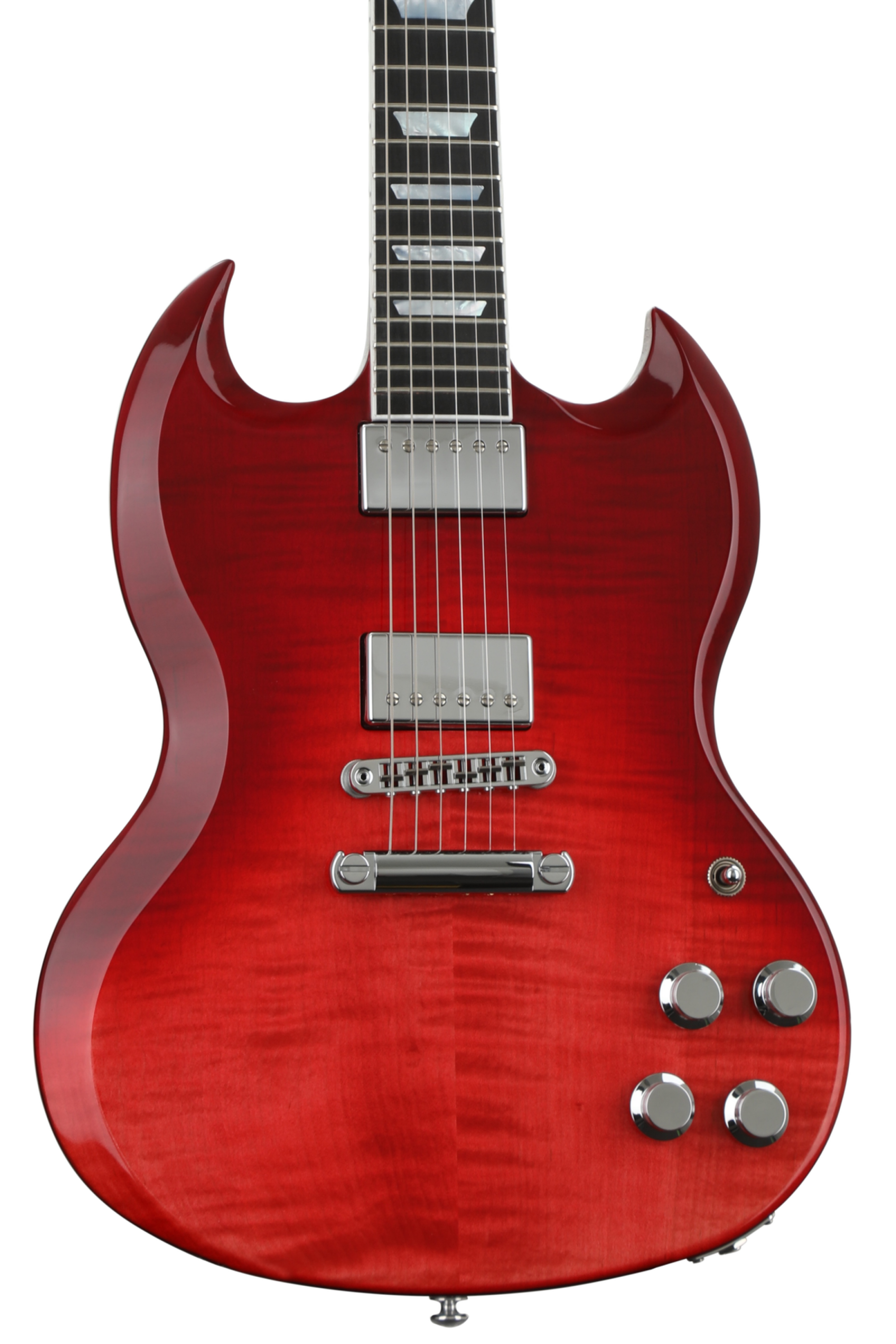 Gibson SG Standard HP-II 2018 - Blood Orange Fade, Grover Tuners