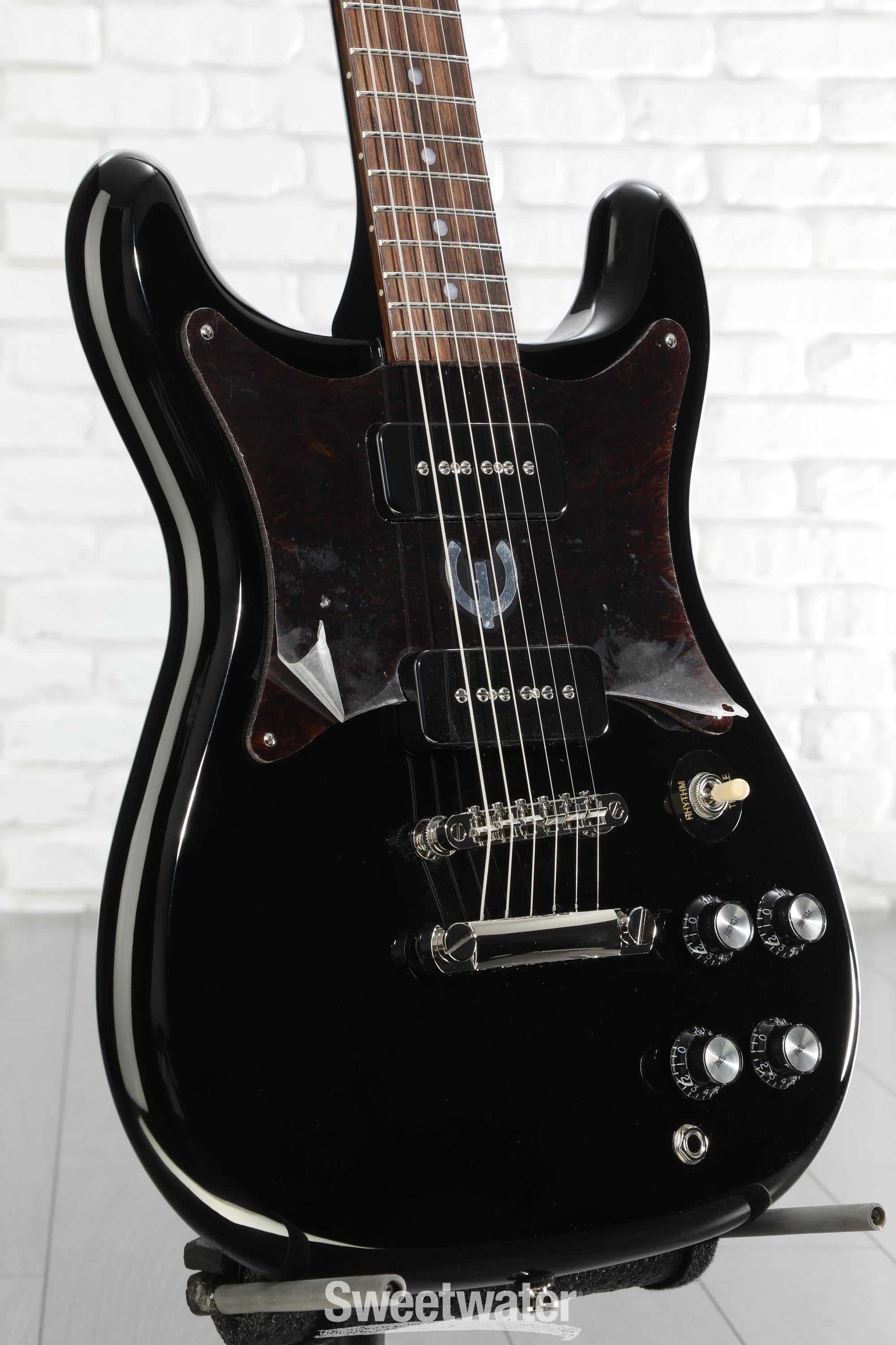 EPIPHONE （エピフォン）Wilshire P-90 Ebony Epiphone Wilshire P-90 Electric Guitar Ebony | Guitar Center