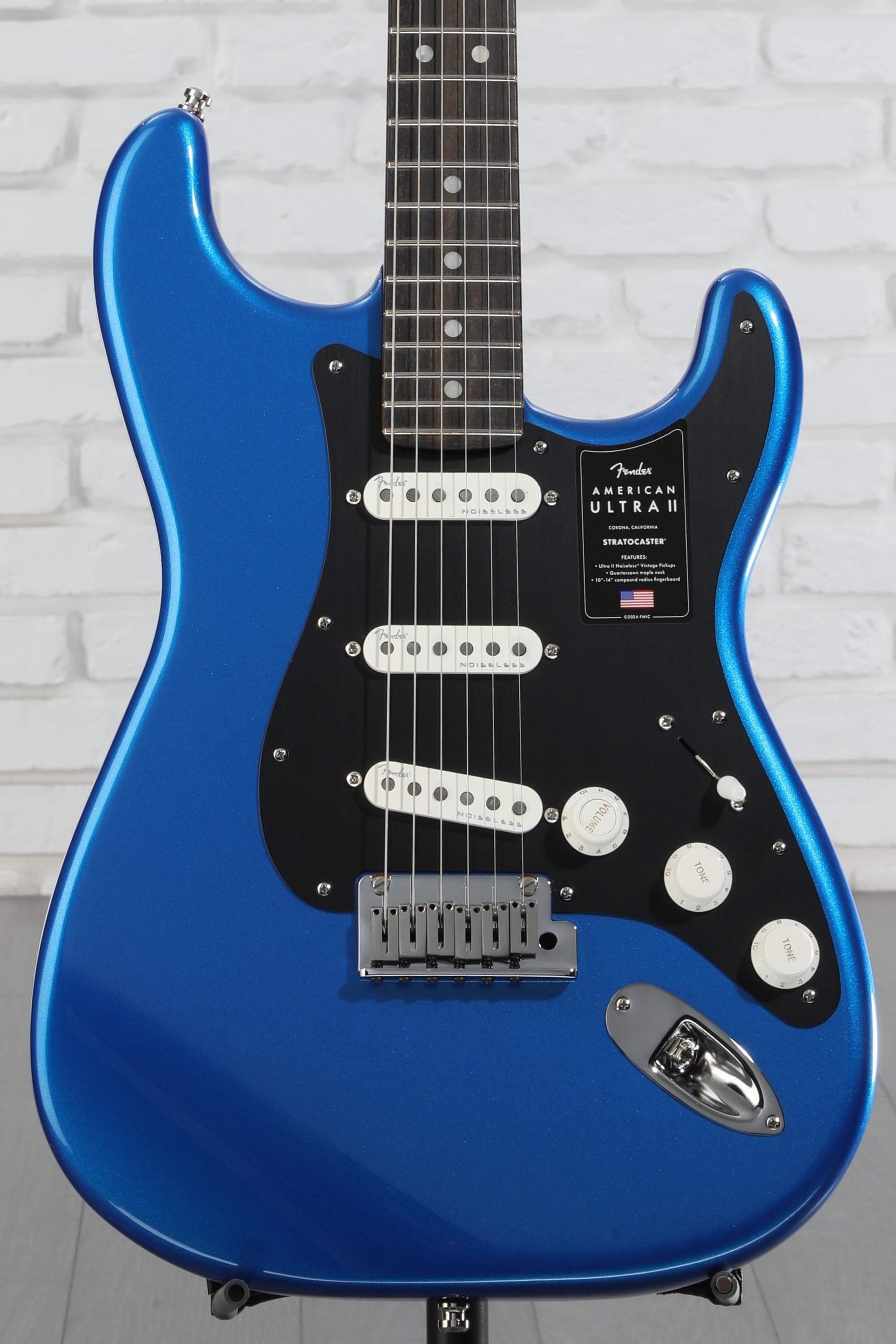 Fender American Ultra II Stratocaster Electric Guitar - Noble Blue