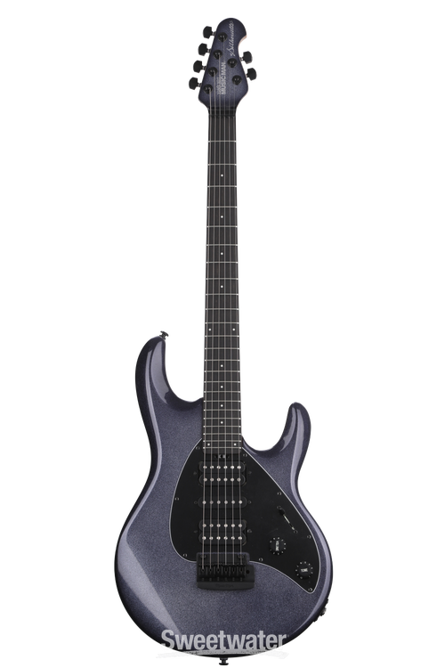 Ernie Ball Music Man Silhouette HSH Trem Electric Guitar - Eclipse Sparkle,  Sweetwater Exclusive