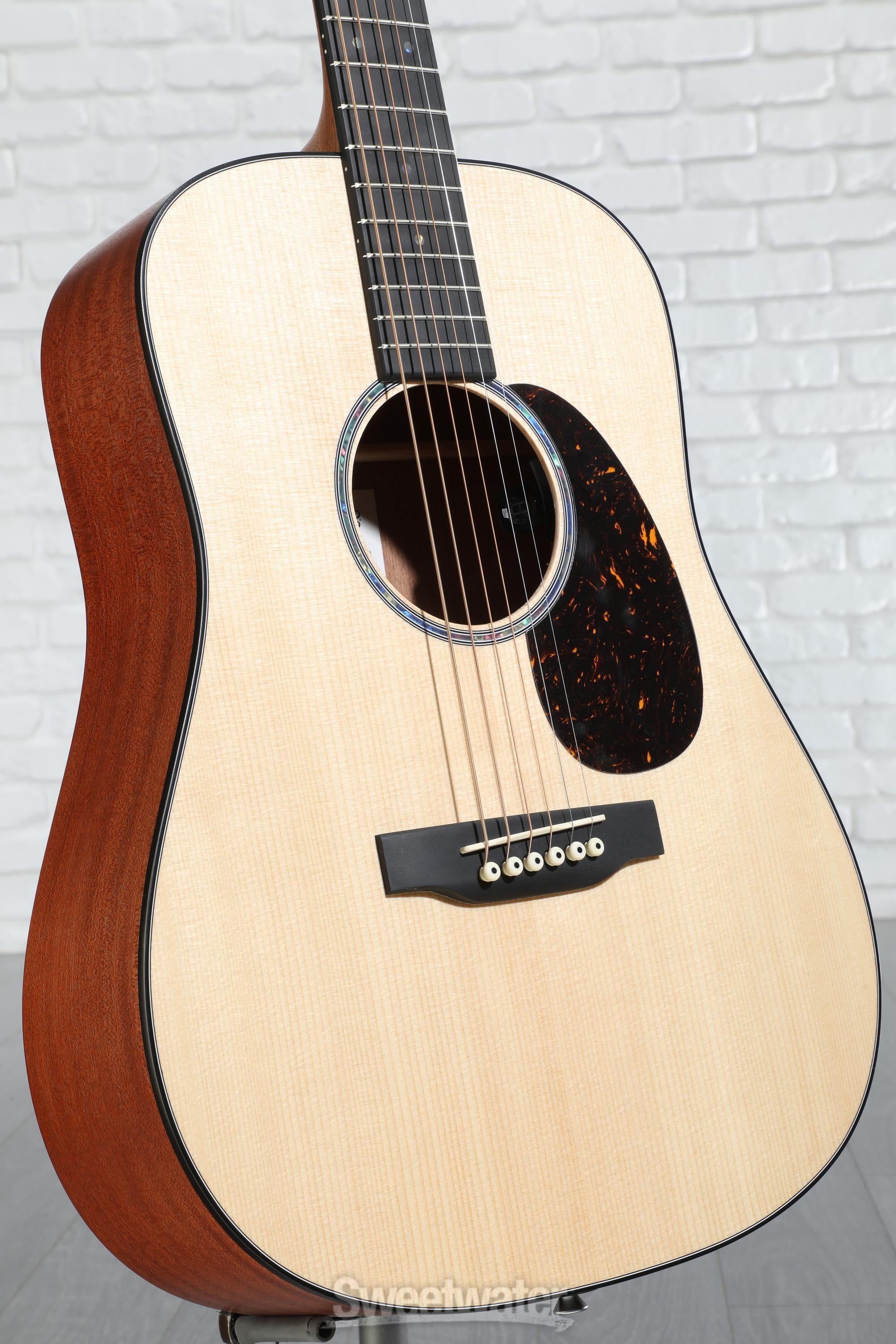 Martin D Jr-E Acoustic-electric Guitar - Natural | Sweetwater