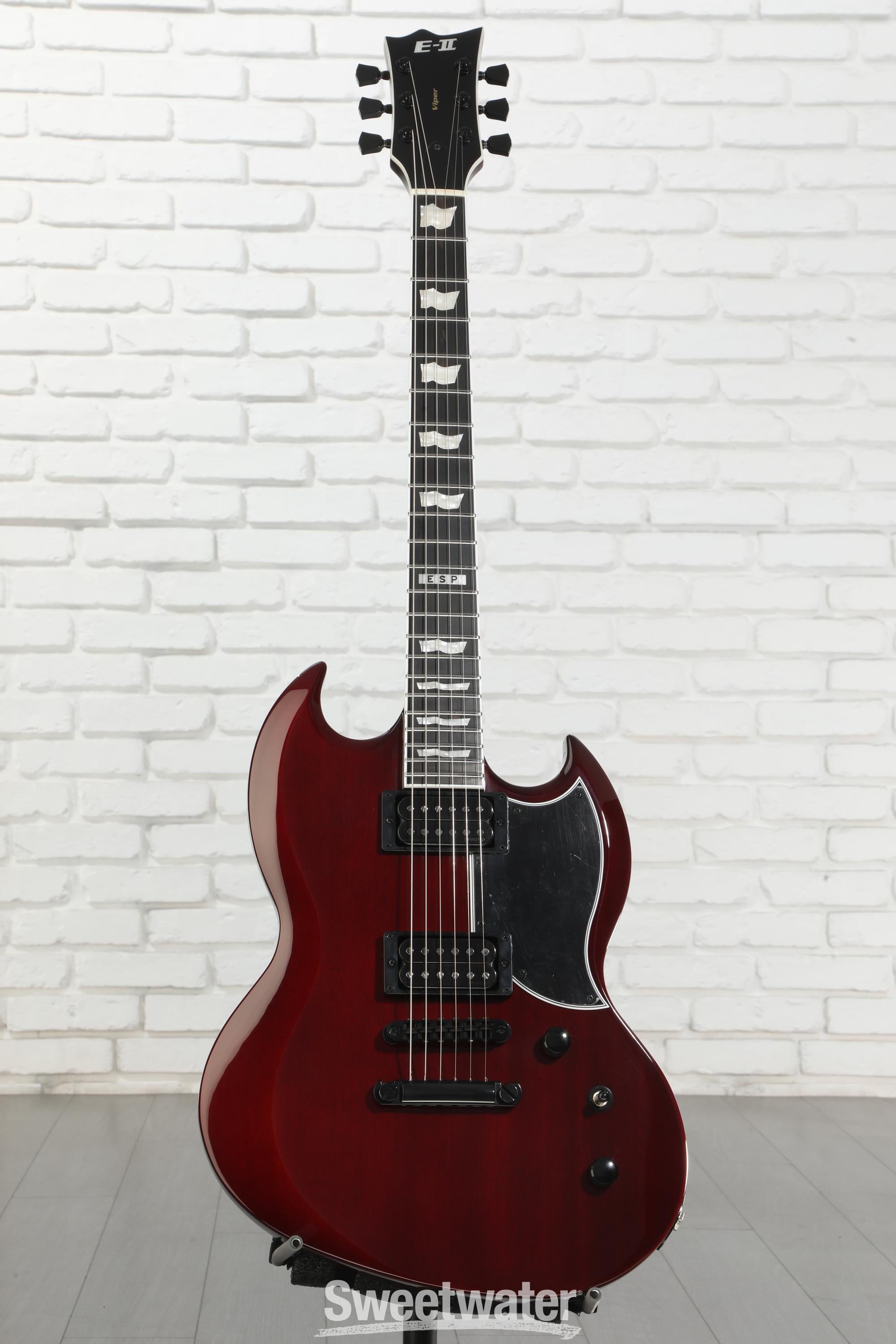 ESP E-II Viper Electric Guitar - See-thru Black Cherry | Sweetwater
