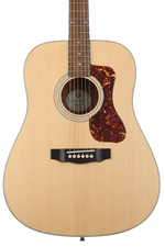 Photo of Guild D-240E, Flamed Mahogany Acoustic-Electric Guitar - Natural