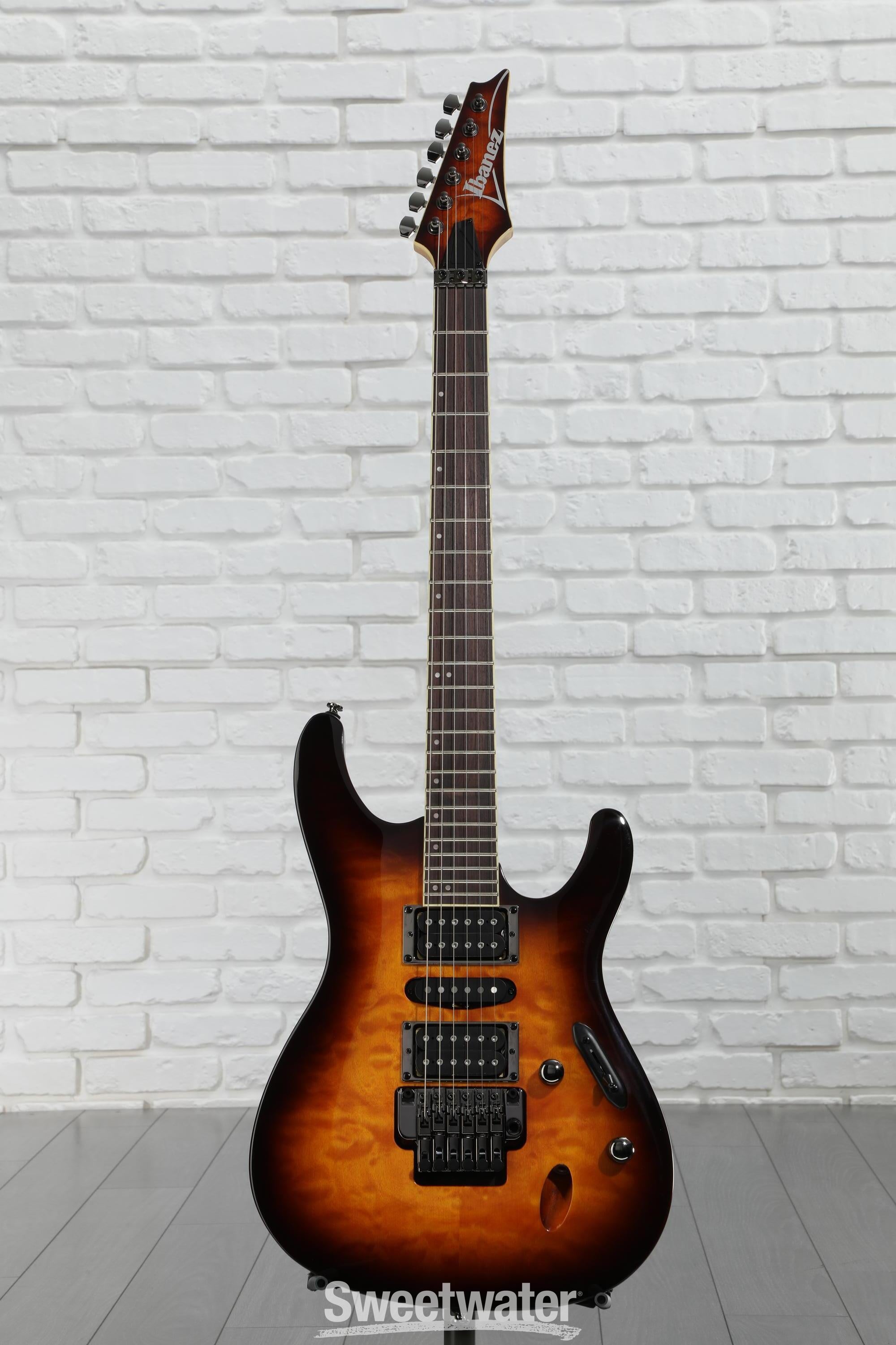 今月中特価！【超軽量】Ibanez S670QM Amazon.com: Ibanez S Series S670QM - Dragon Eye Burst
