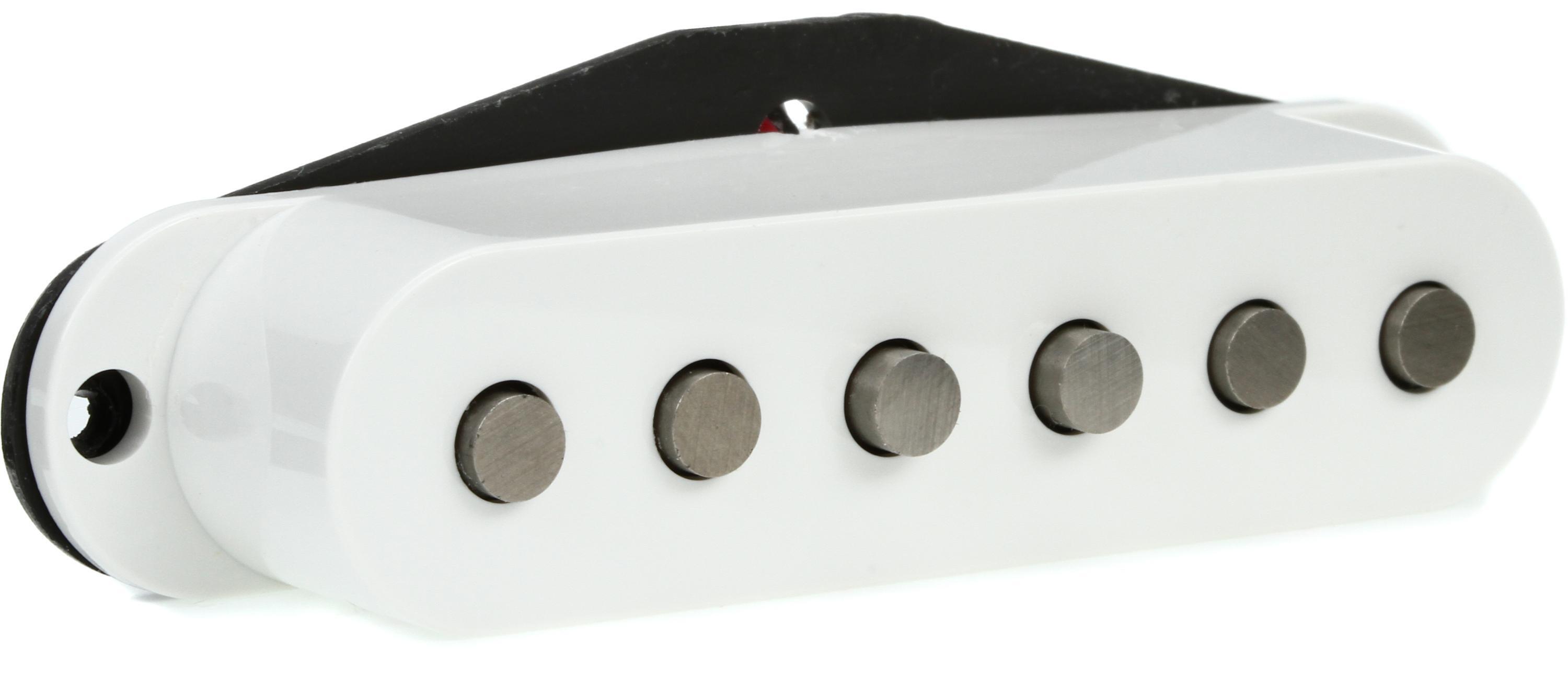 DiMarzio HS-2 Stacked Hum-canceling Strat Pickup - White | Sweetwater