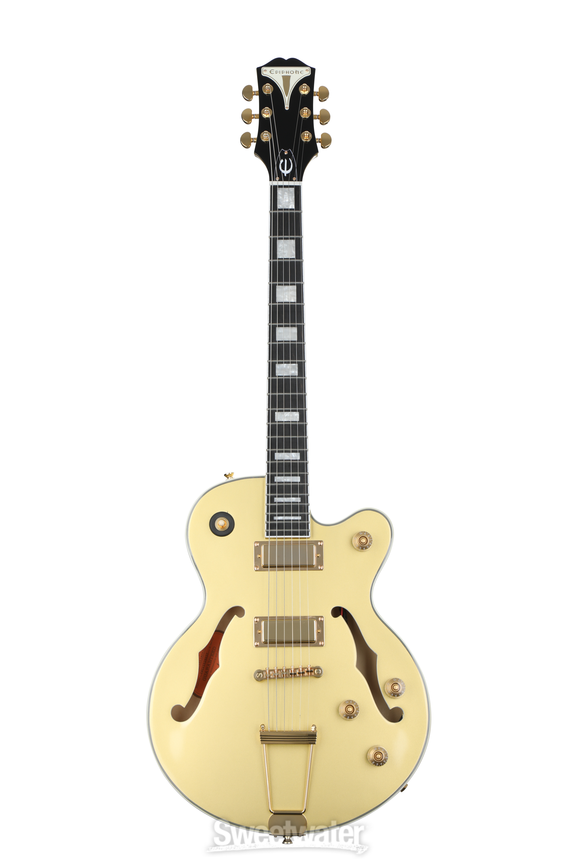 美品 メンテ済 Epiphone Uptown Kat ES セミホロウ Amazon.com: Epiphone Uptown Kat ES Semi-Hollowbody, Ruby Red