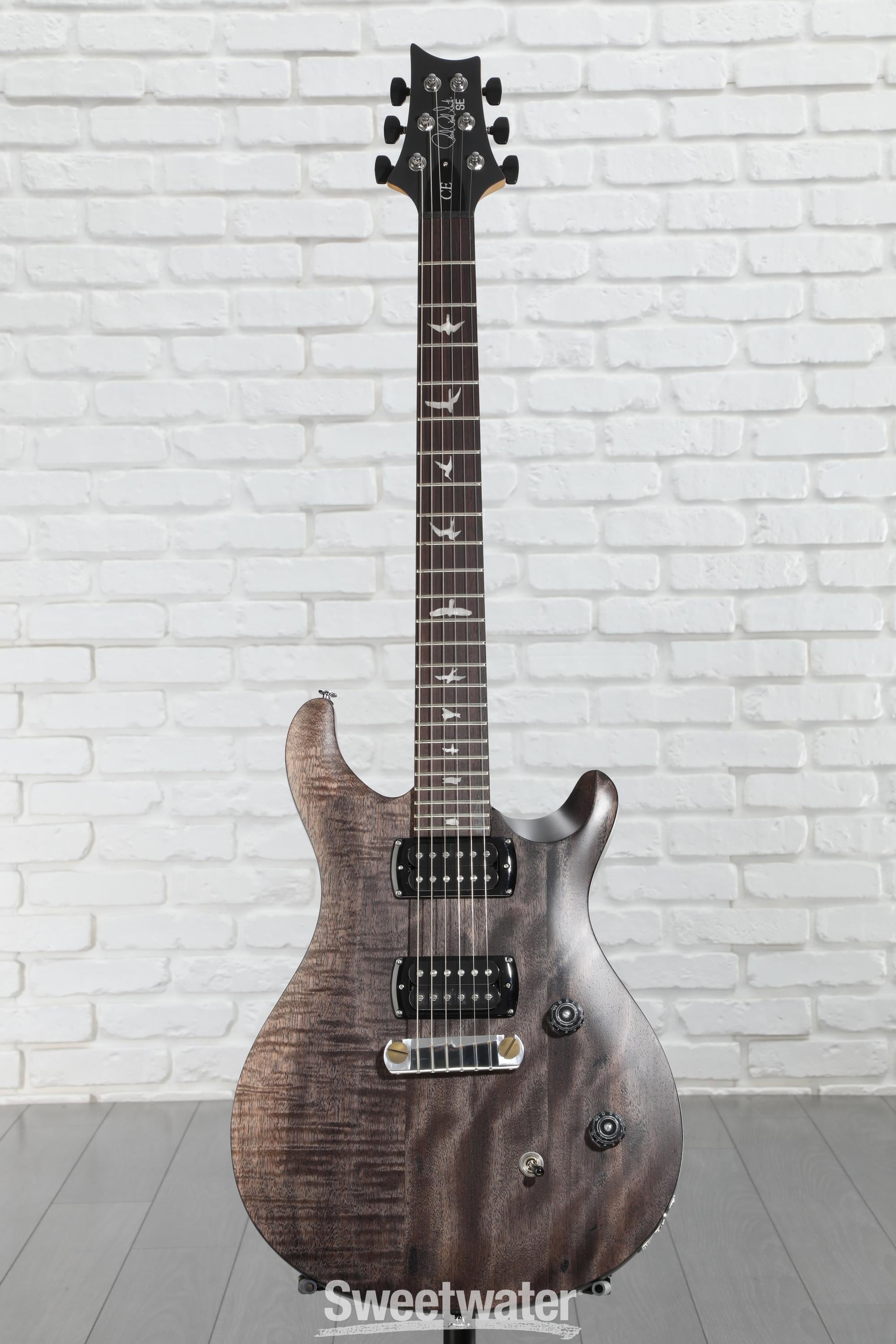 PRS SE CE 24 Standard Satin Stoptail Electric Guitar - Charcoal