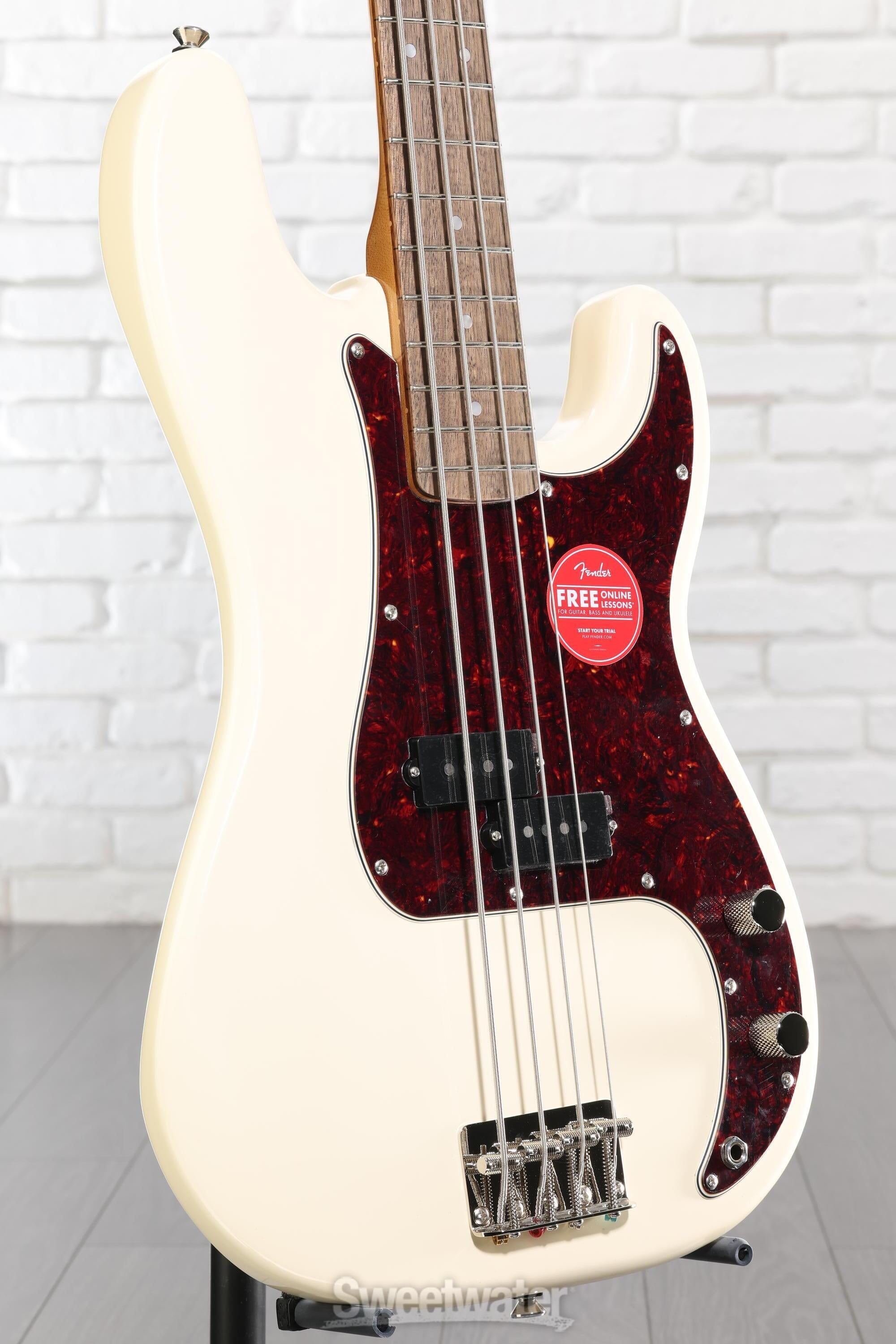 Squier Classic Vibe '60s Precision Bass - Olympic White | Sweetwater