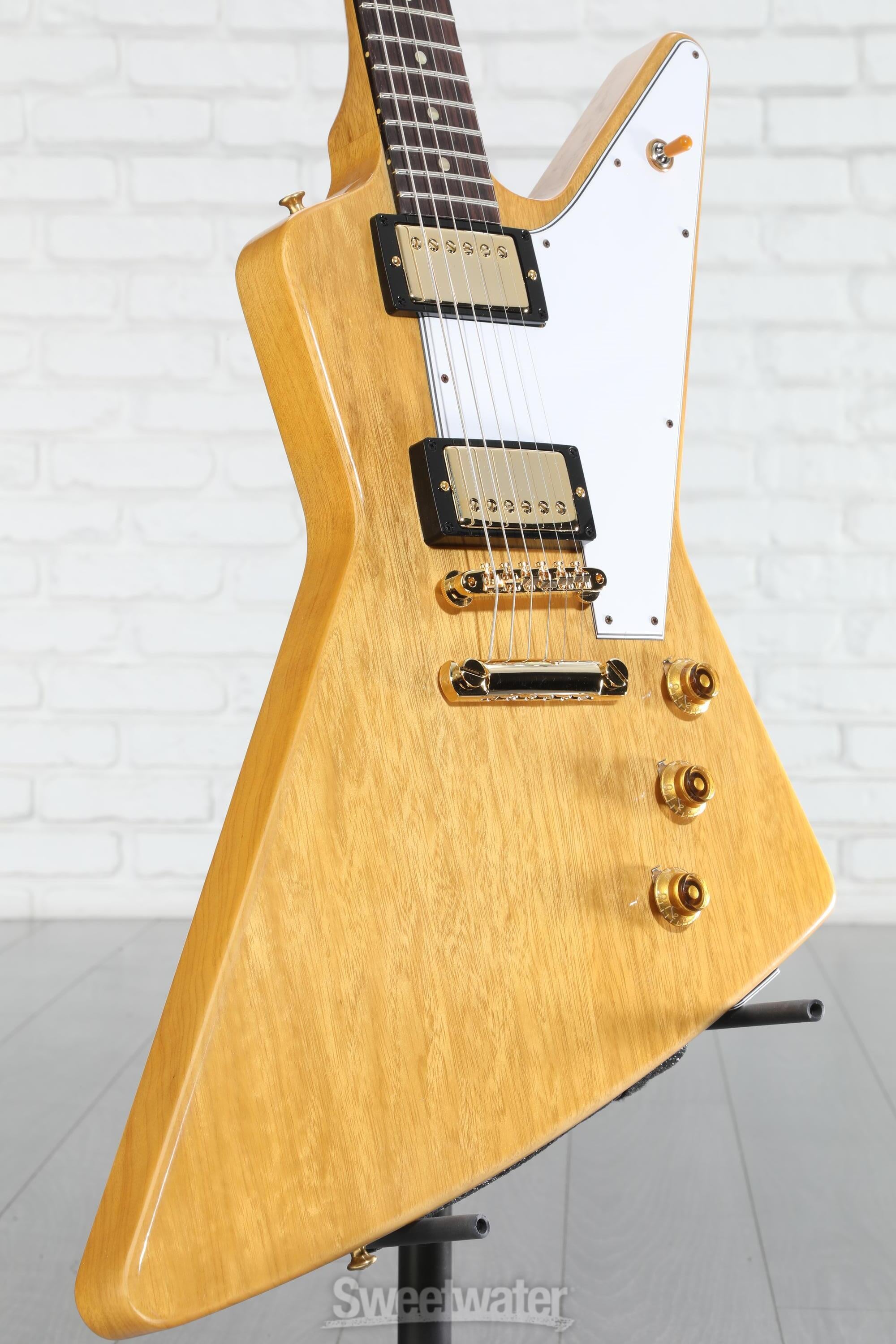 Gibson Custom 1958 Korina Explorer Electric Guitar - Natural, VOS