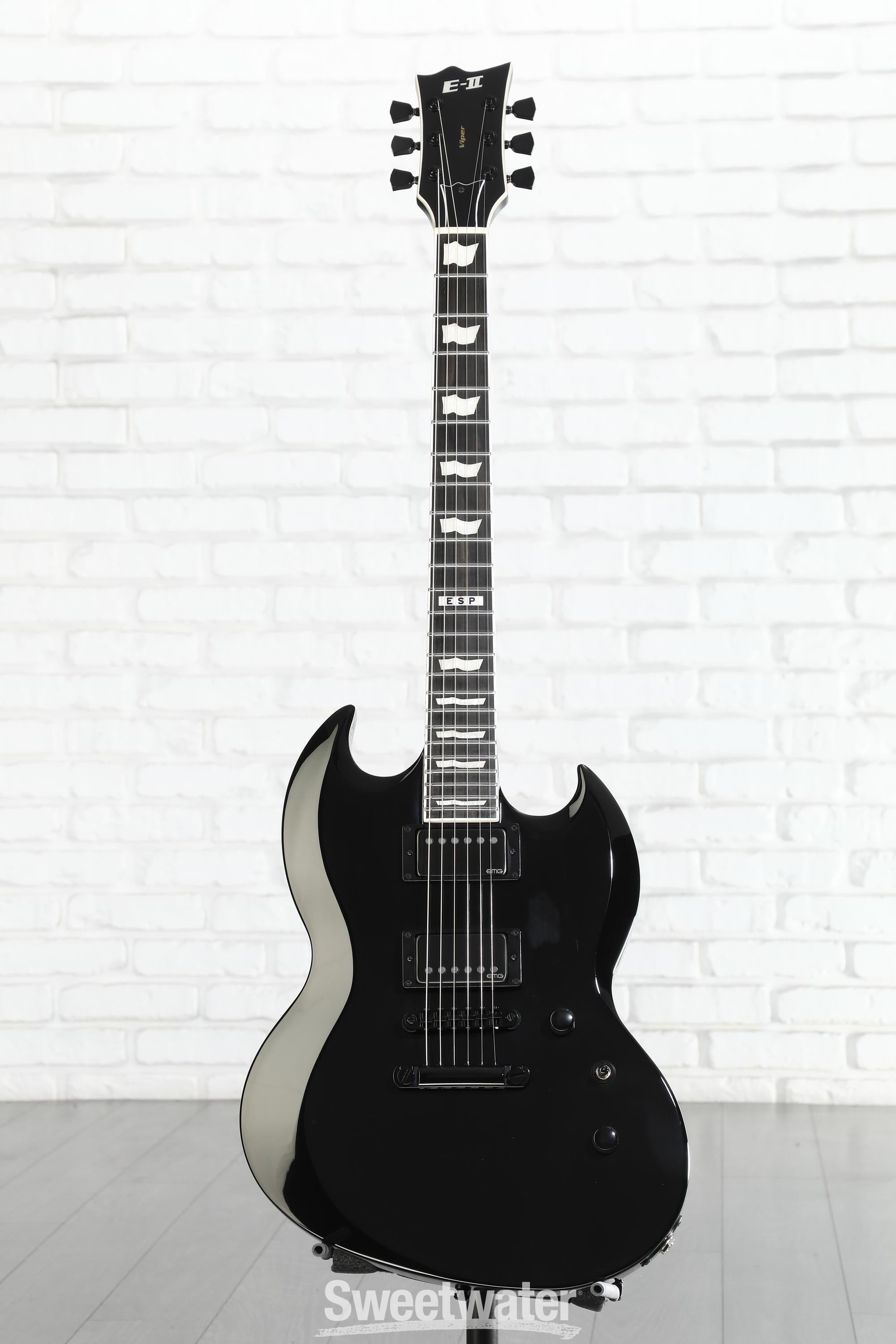 ESP E-II Viper Electric Guitar - Black | Sweetwater