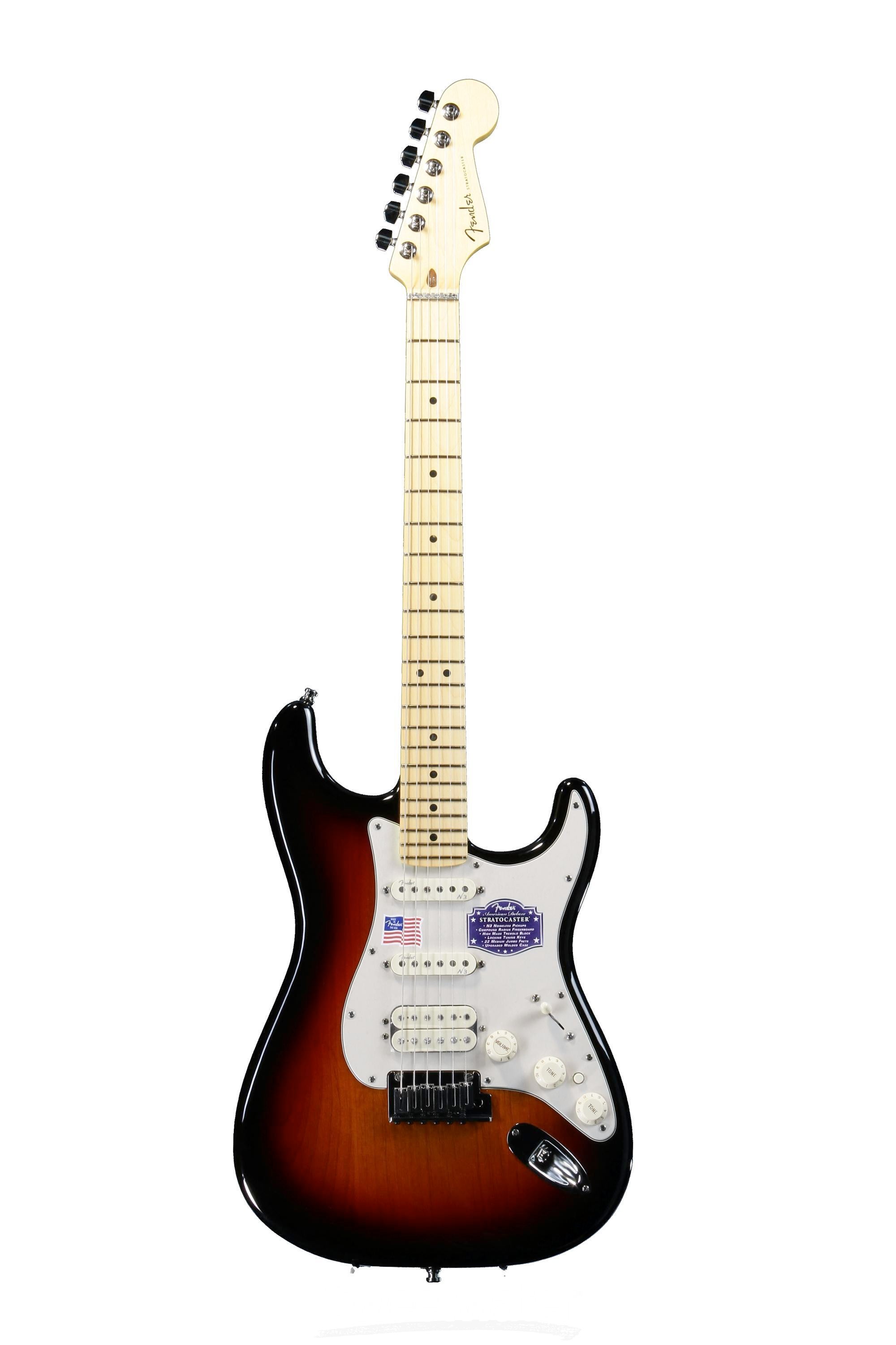 Fender American Deluxe Strat HSS - 3-Color Sunburst, Maple Reviews 