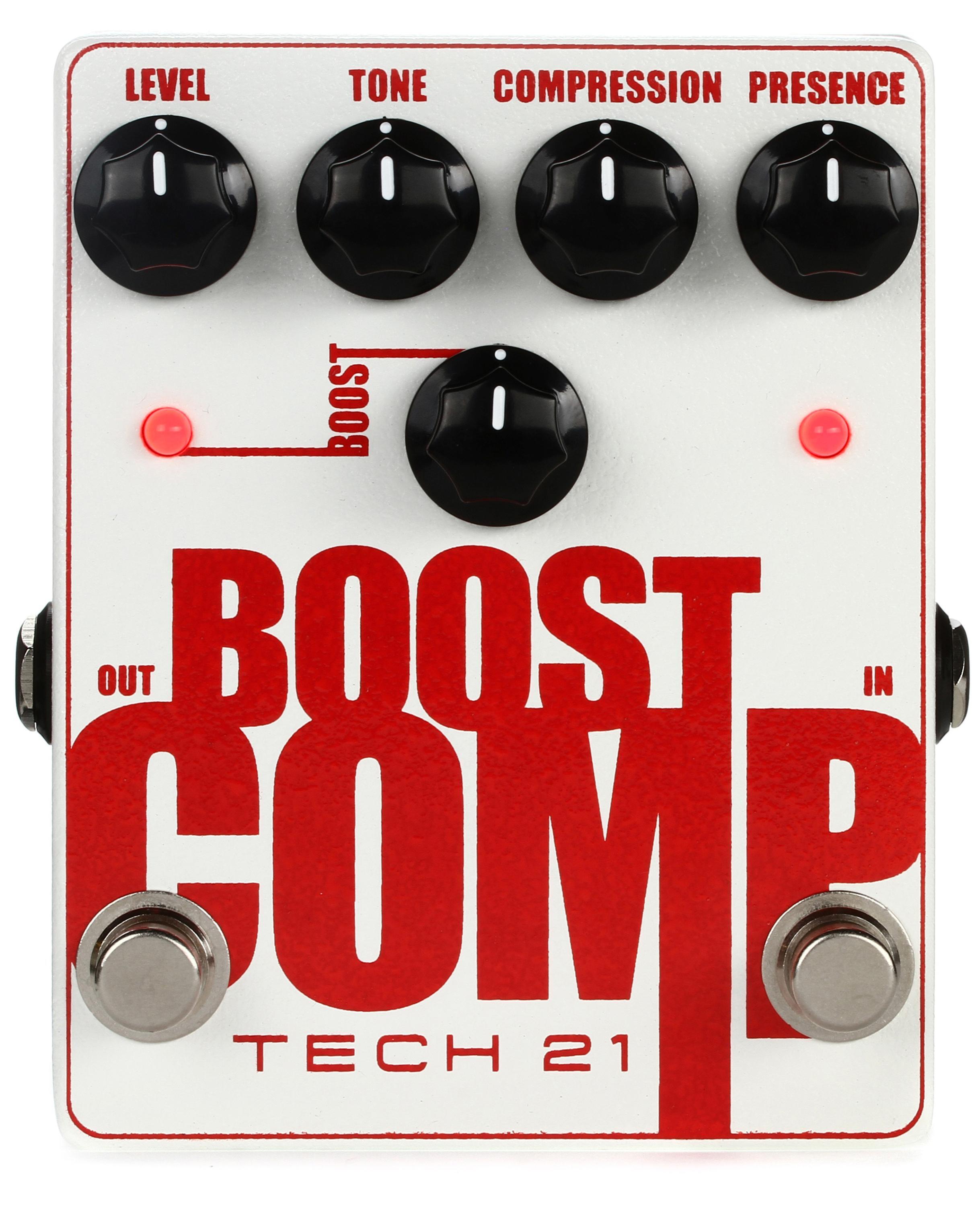 Tech 21 Boost Comp Compression / Boost Pedal | Sweetwater