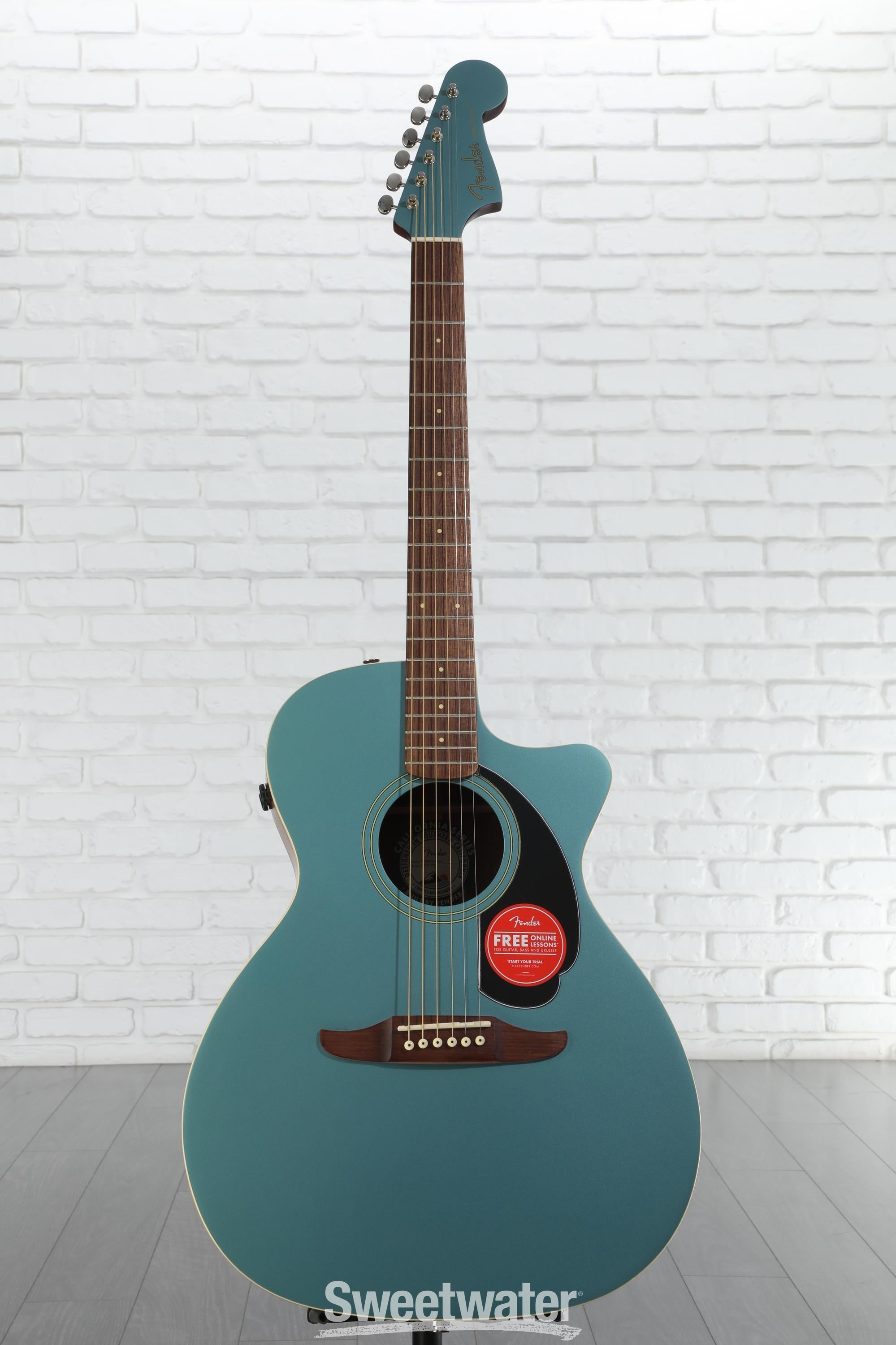 Fender Newporter Player Acoustic-electric Guitar - Tidepool