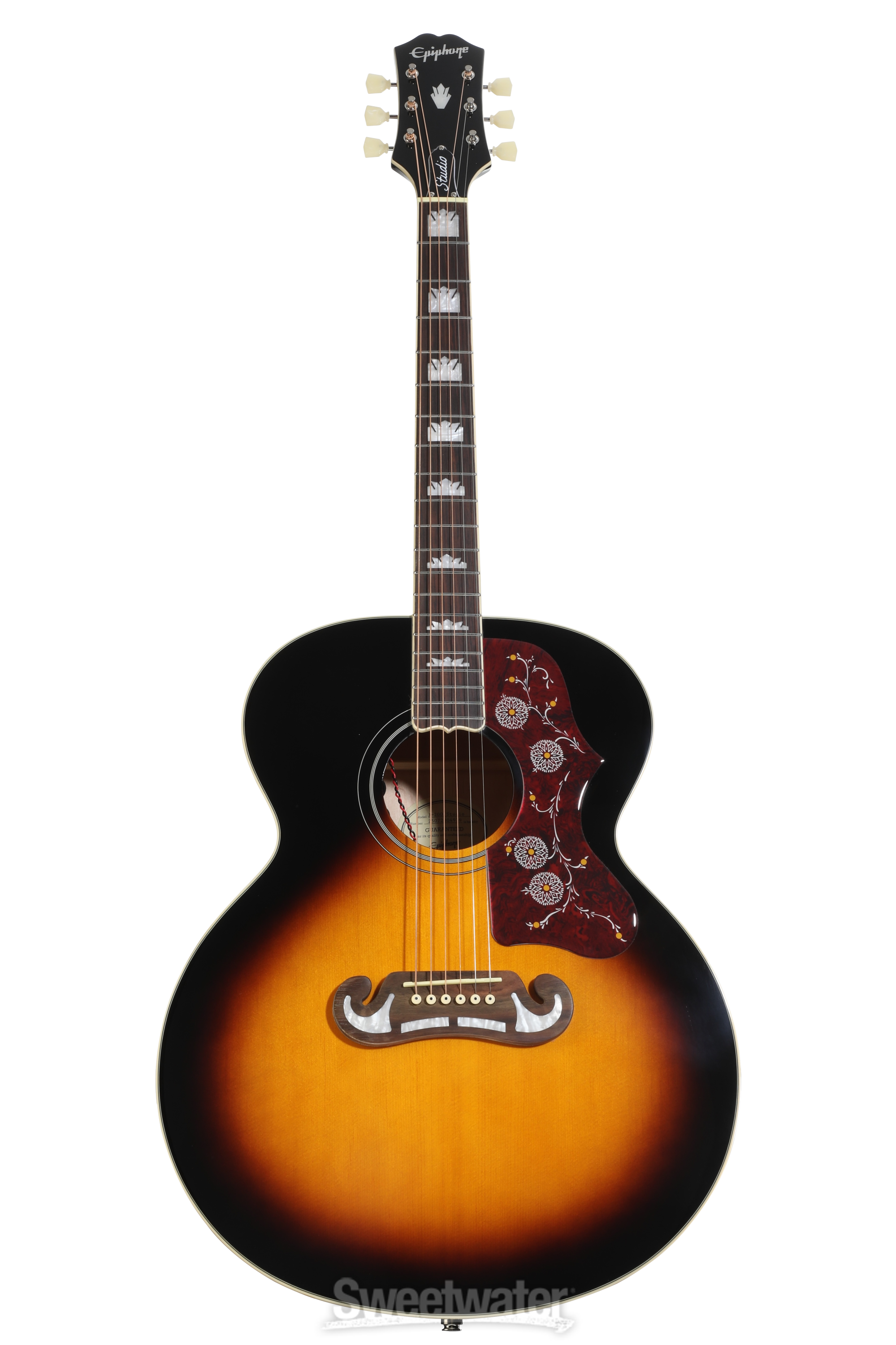 Epiphone J-200 Studio Acoustic-electric Guitar - Vintage Sunburst